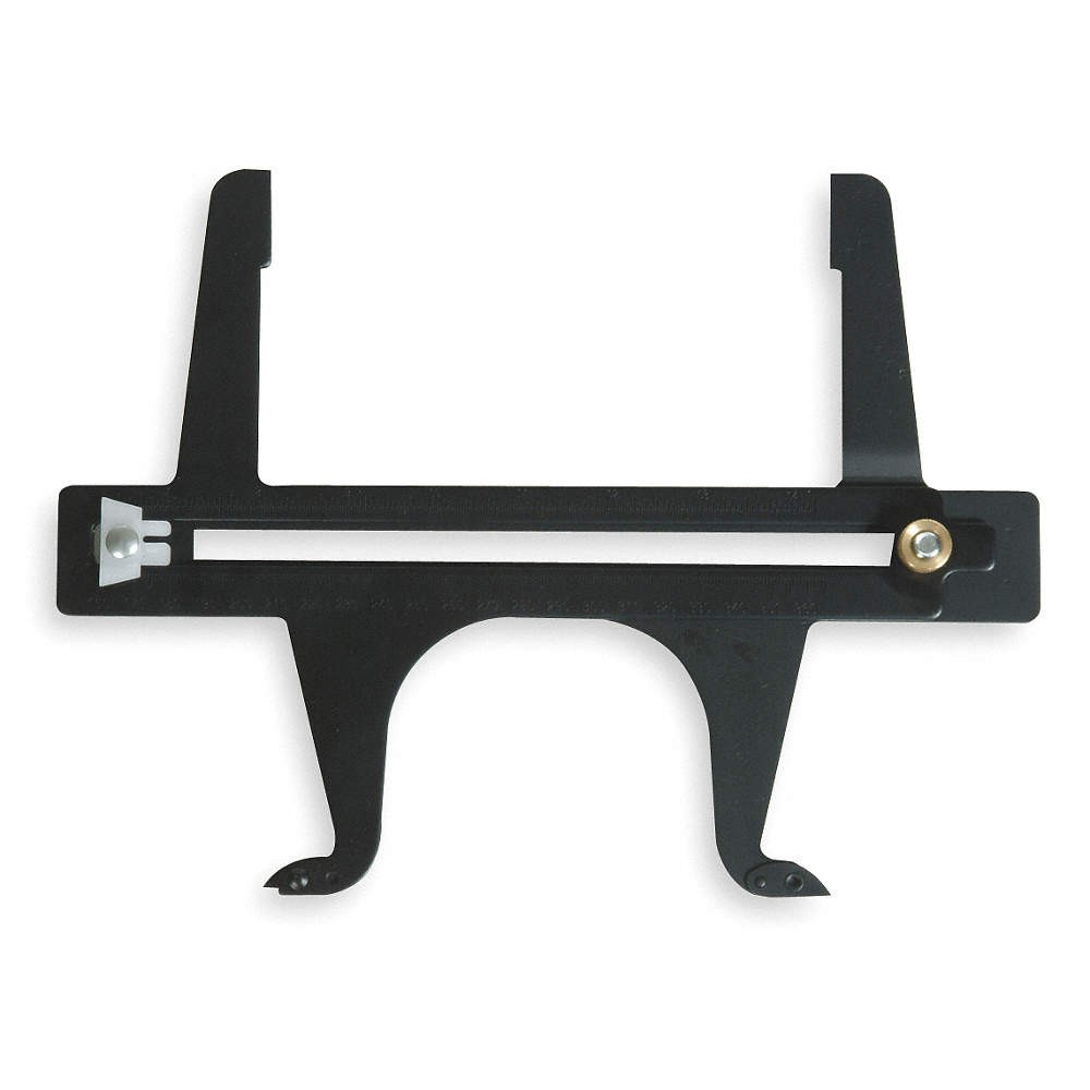 WESTWARD 1EKA5 Brake Shoe Resetting Gauge,Steel PK 5