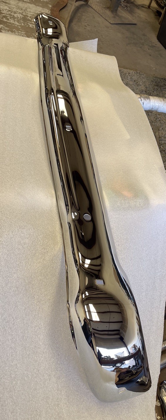 1953/1954 Ford Rear Bumper Triple Chrome Original.