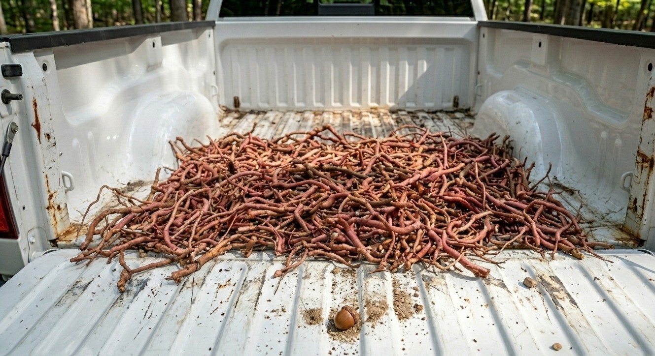 Indiana Sassafras Root ~Fresh Hand-Dug~ 1 Pound  ~  