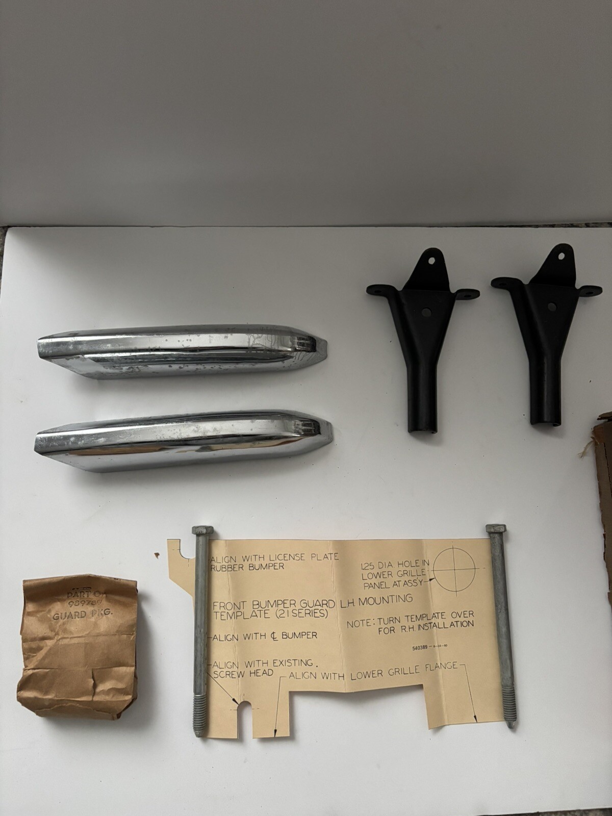 NOS GM Part# 989789 Front Bumper Guards NOS GM Part# 989789 Front Bumper Guards