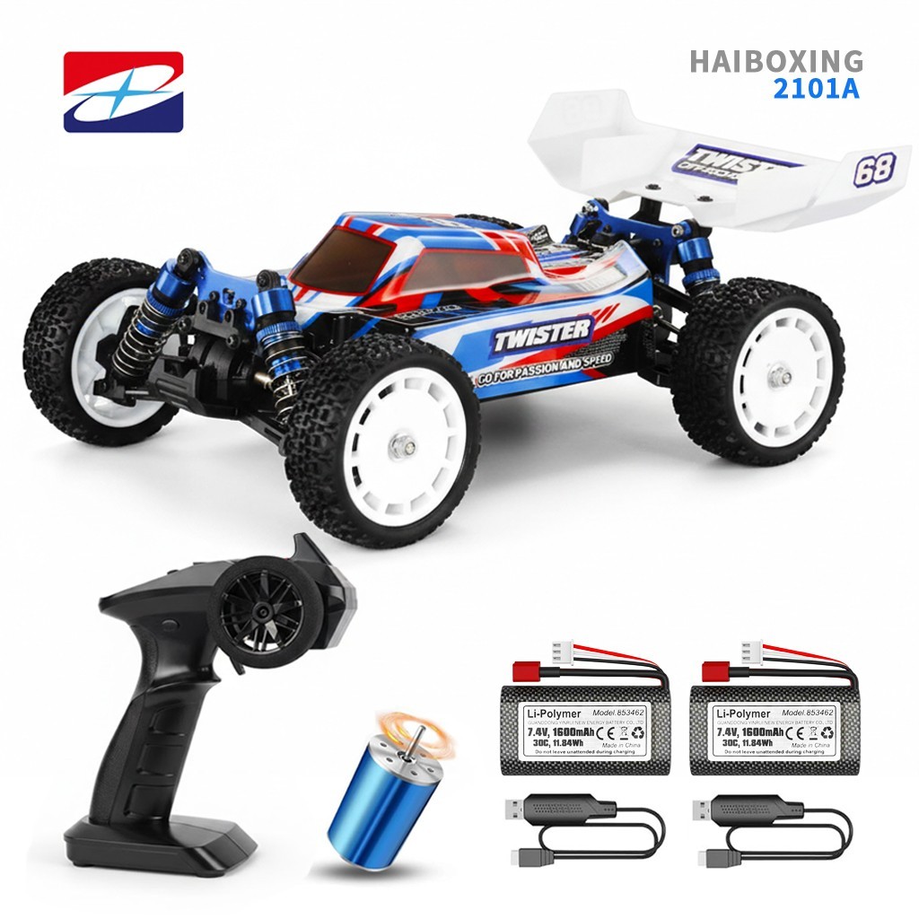 HAIBOXING 2101A 1/14 Brushless RC Car, 50 KM/h High Speed 4WD Racing Buggy, 2B