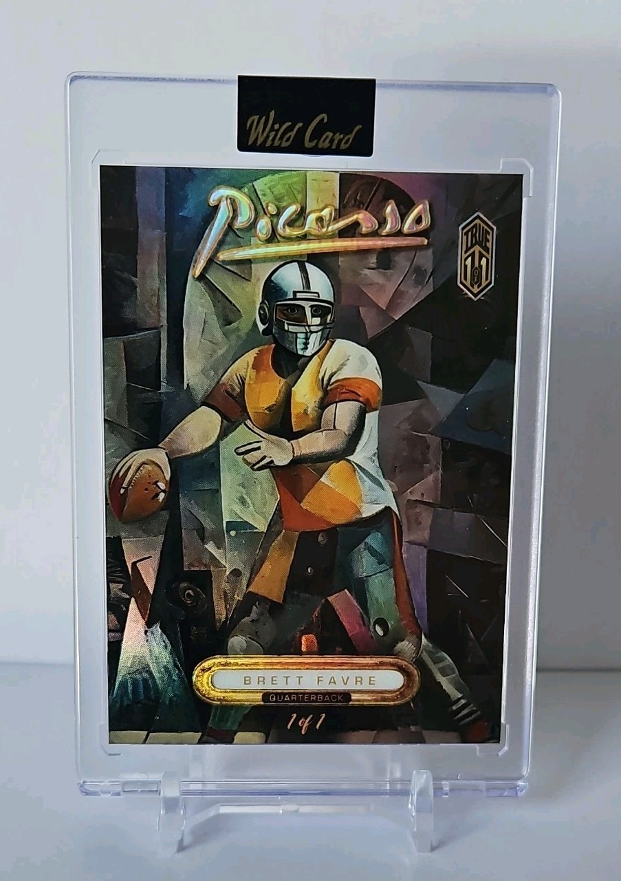 Brett Favre 2025 Wild Card Picasso True 1/1 Magnum Opus Packers
