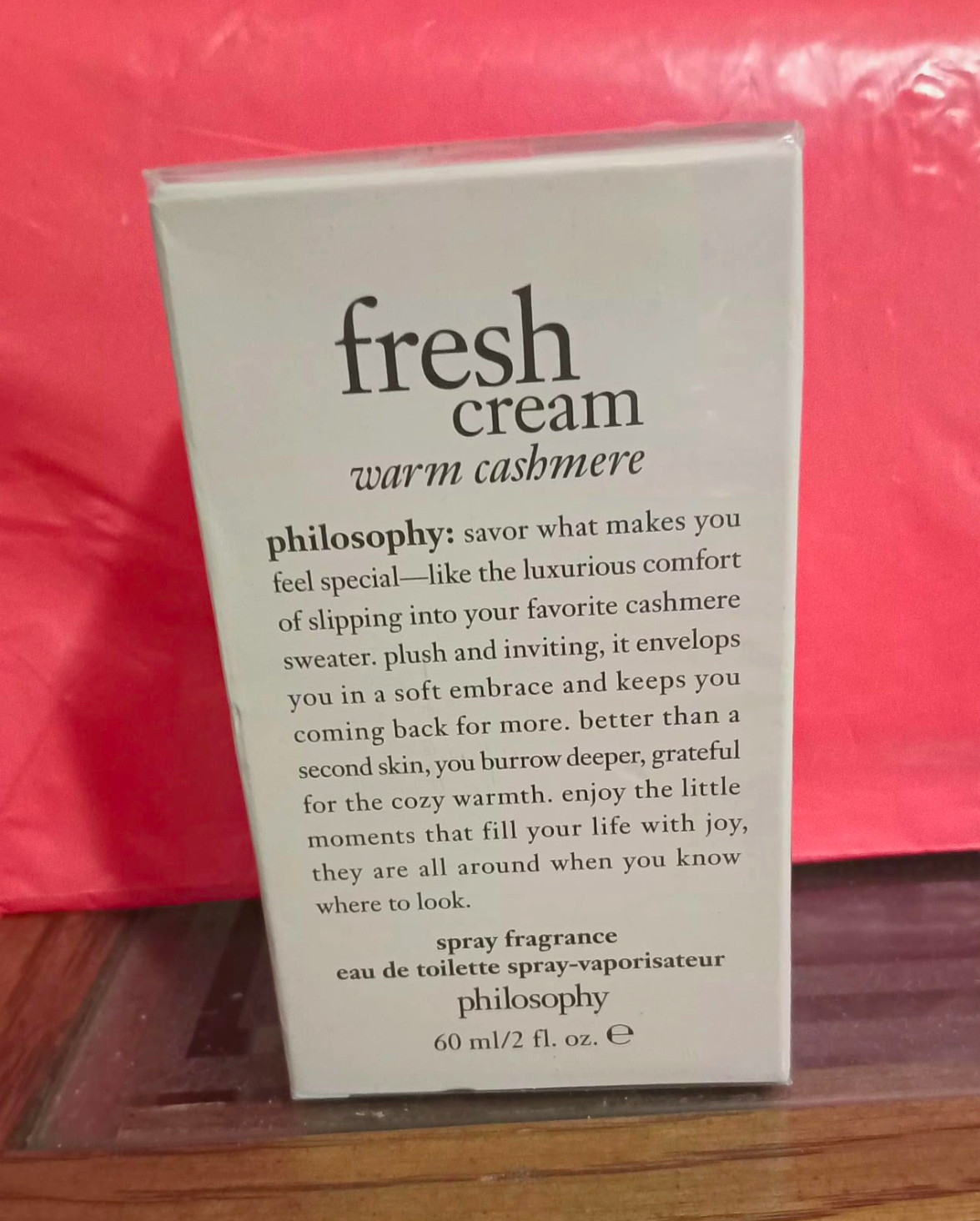 Philosophy Fresh Cream Warm Cashmere Long Lasting EDT Spray 2 fl oz Philosophy Fresh Cream Warm Cashmere Long Lasting EDT Spray 2 fl oz