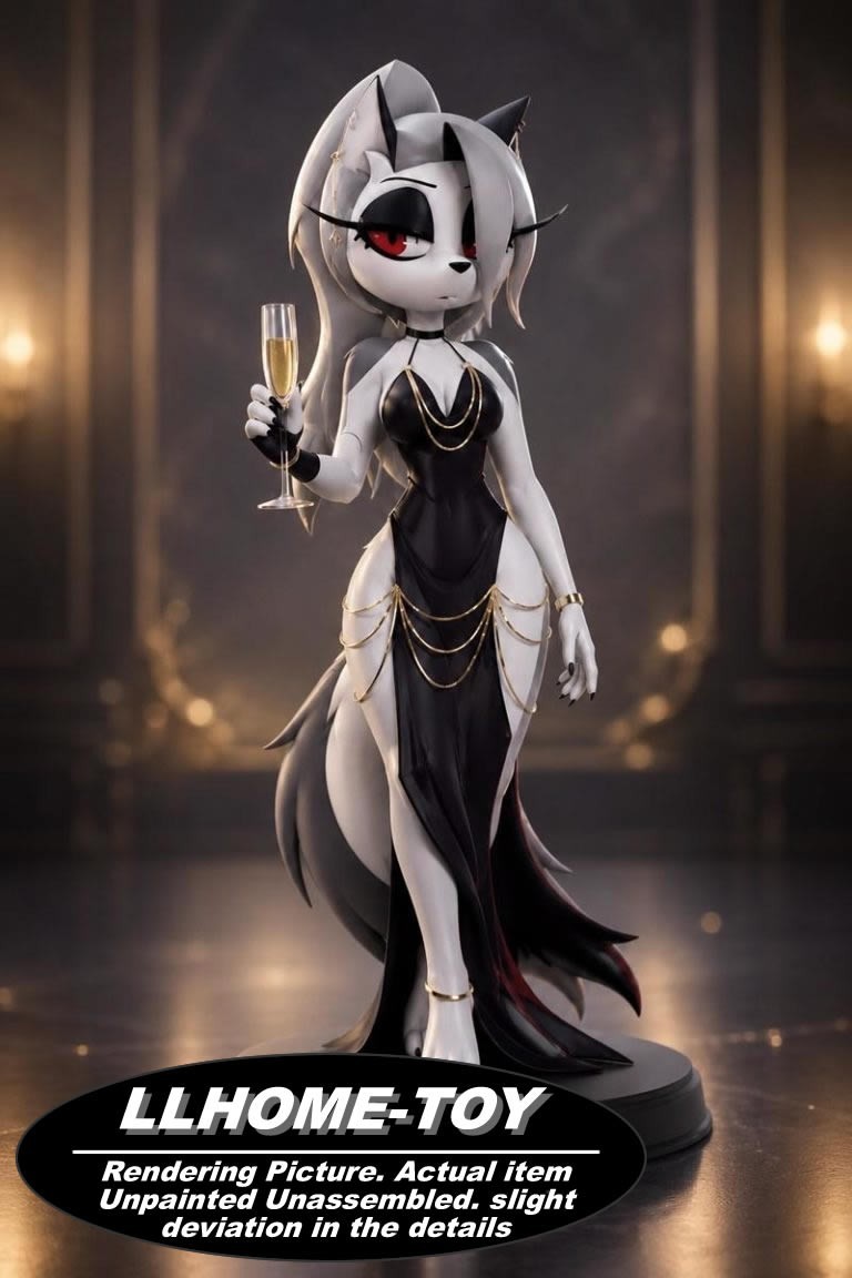16CM tall Loona Elegant Resin 3d Print Model Unpainted Unassembled GK Figure
