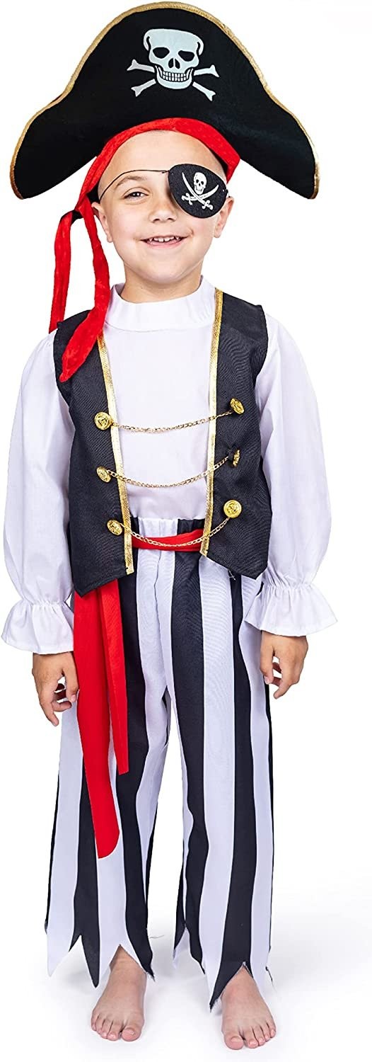 Dress-Up-America Pirate Costume for Boys - Kids Pirate Costume Set - Dress-Up... Dress-Up-America Pirate Costume for Boys - Kids Pirate Costume Set - Dress-Up...