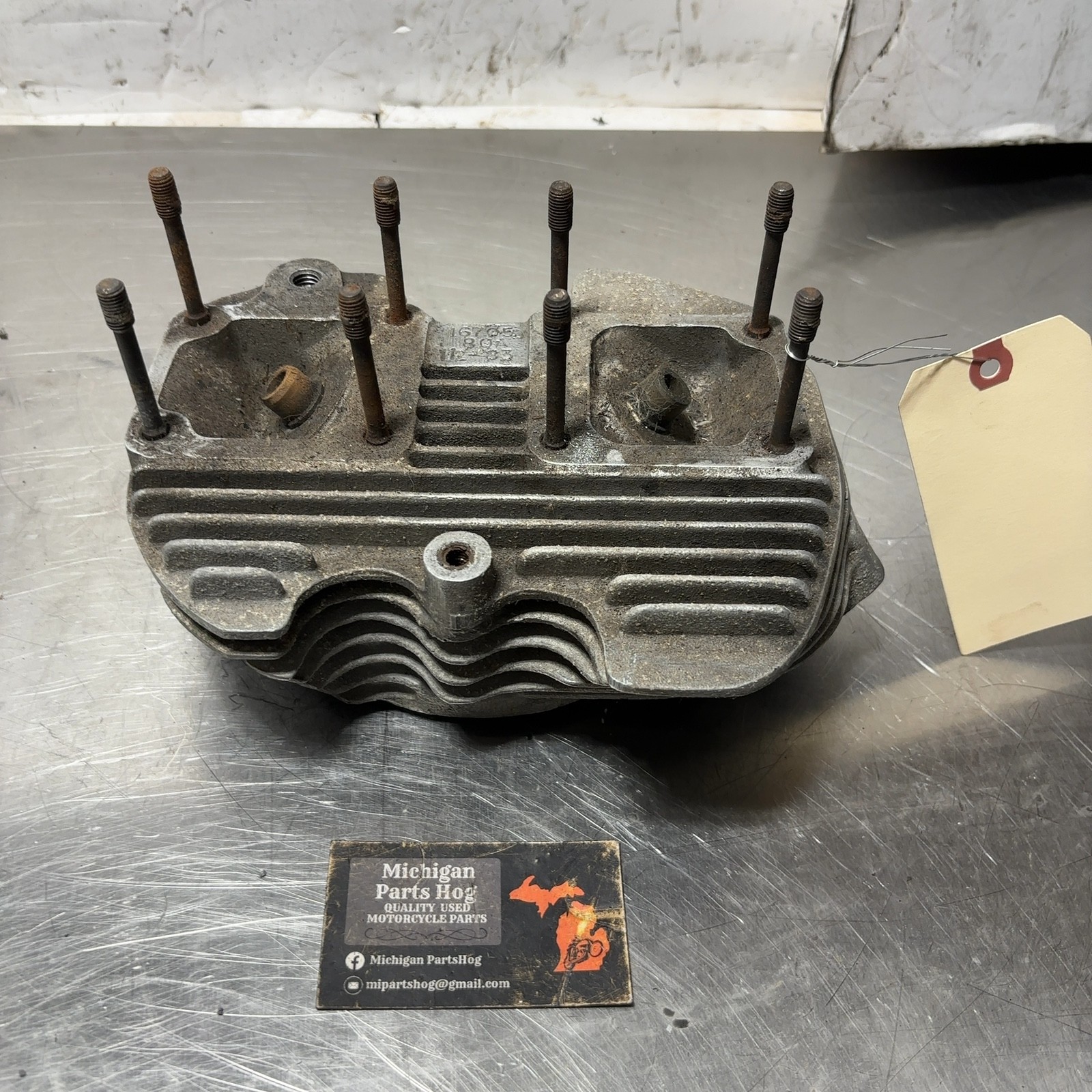 Harley Davidson Shovelhead Cylinder FRONT Head OEM FOR PARTS 1983