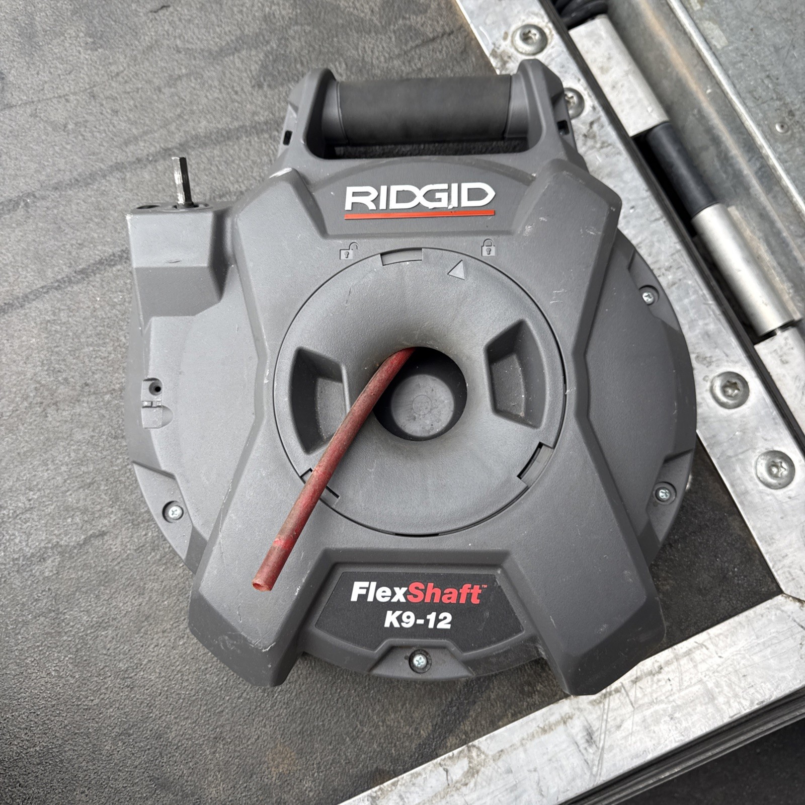 Ridgid 74978 FlexShaft K9-12 Drain Cleaning Machine. USED See Photos