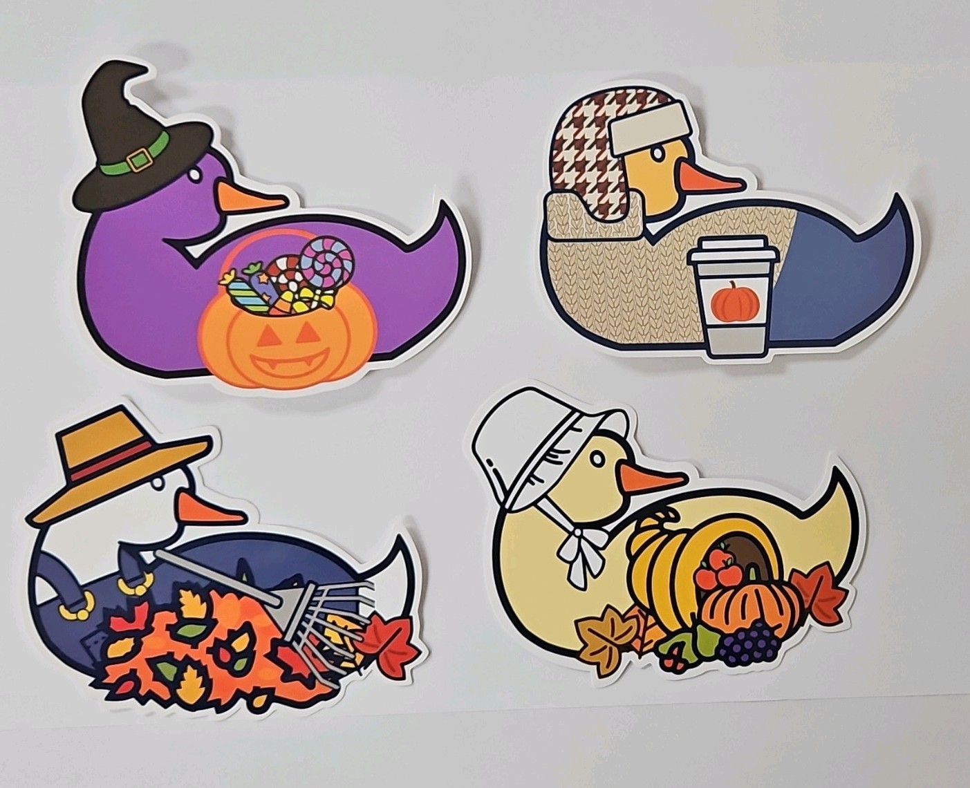 Dooney & Bourke Fall Stickers Set - Witch Hat, Pumpkin Spice, Leaves, Pilgrim Dooney & Bourke Fall Stickers Set - Witch Hat, Pumpkin Spice, Leaves, Pilgrim