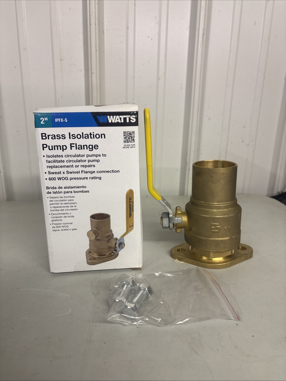 Watts brass isolation pump flange 2” IPFX-S 0069014 Watts brass isolation pump flange 2” IPFX-S 0069014