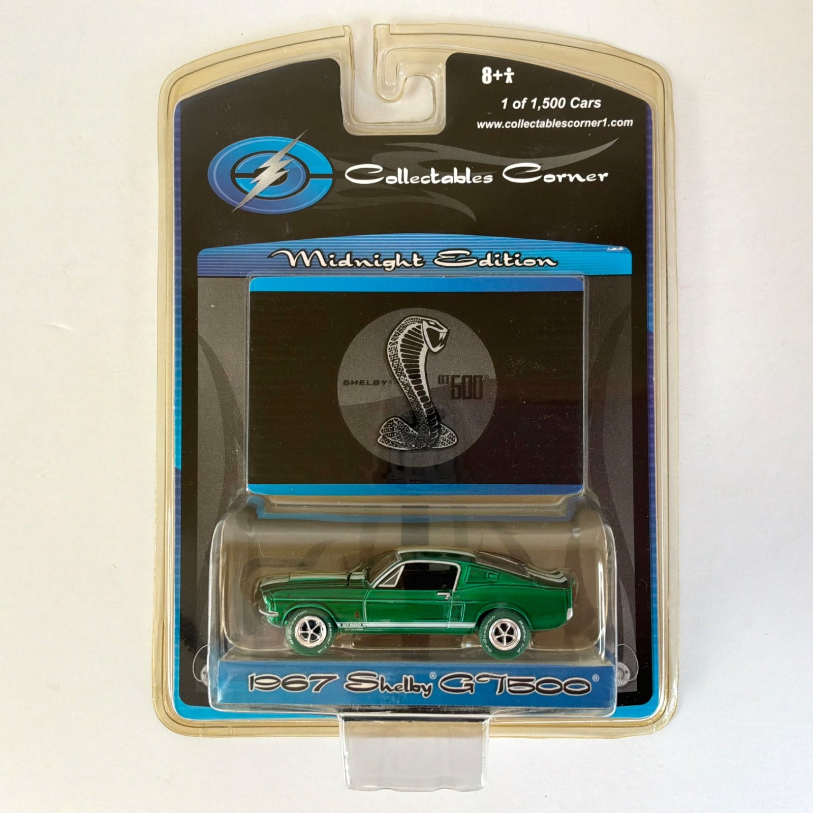 GREENLIGHT  MIDNIGHT EDITION 1967 FORD MUSTANG SHELBY GT500 CHASE 0078/1500