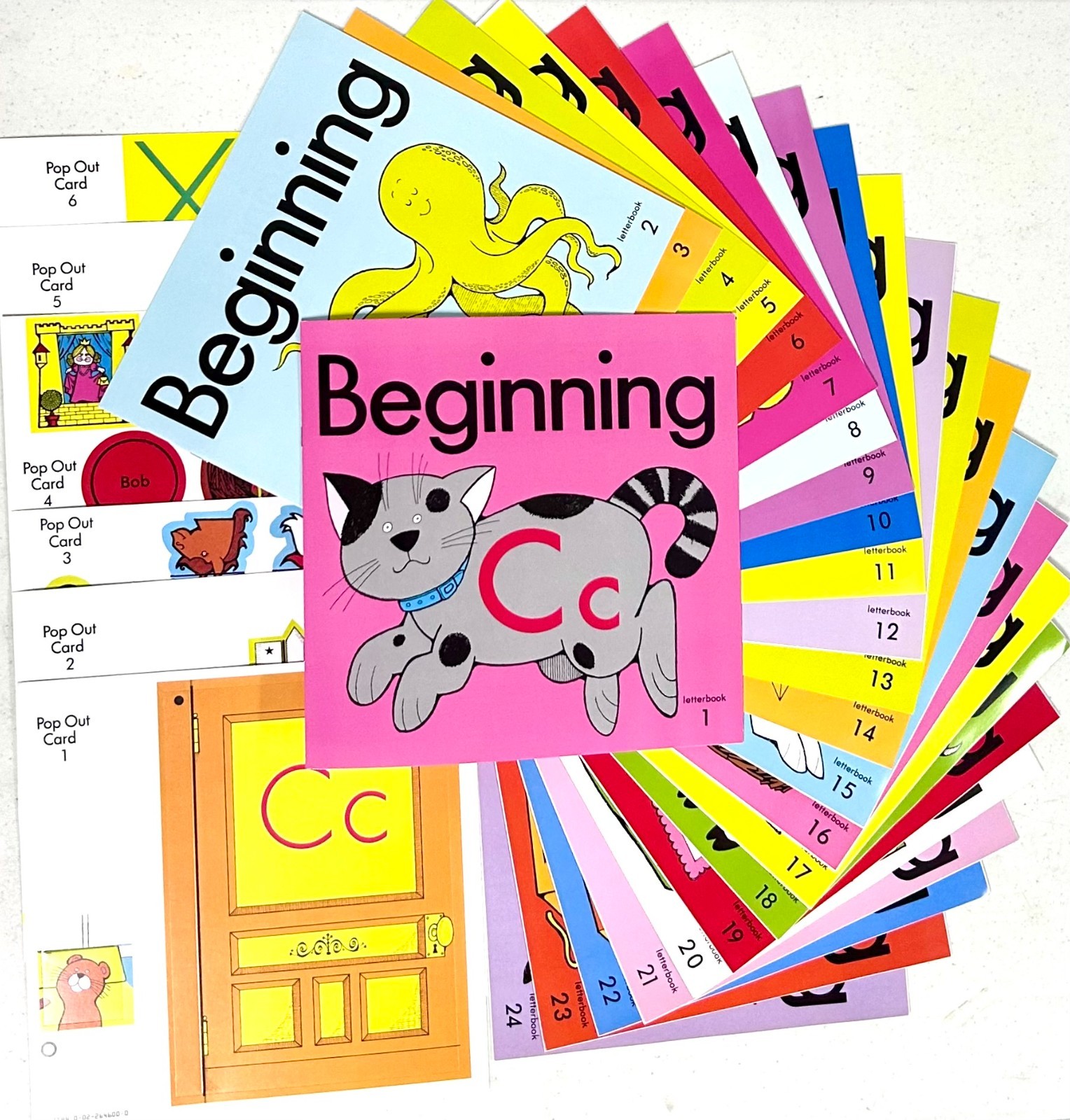 Beginning to Read Write and Listen Pupil Kits 1-2, 24 Books with 6 Pop Out Cards