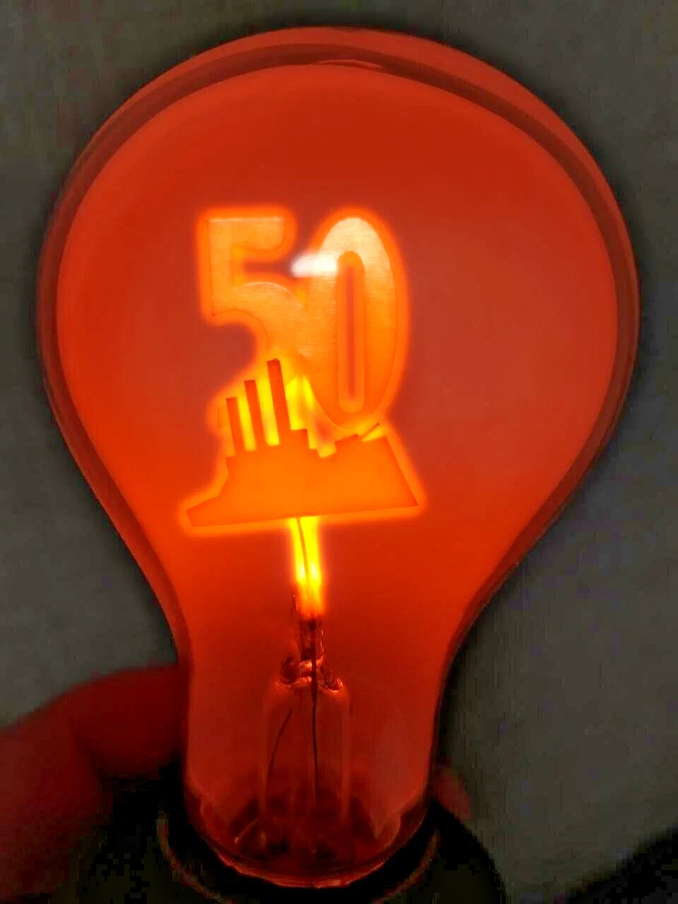 Rare Vintage Soviet Neon Glow Lamp \