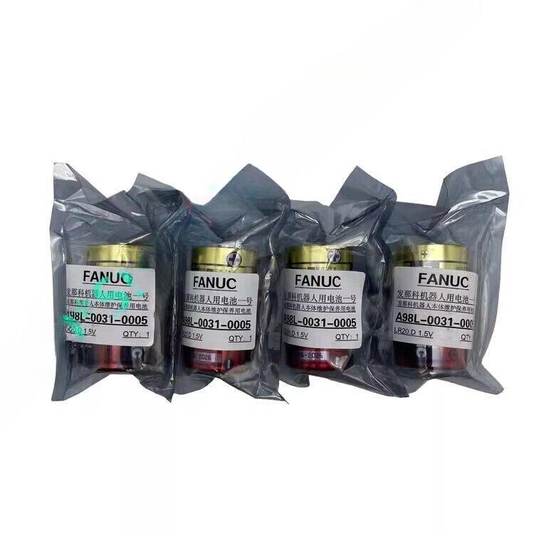 5pcs NEW A98L-0031-0005 FANUC Robot 1.5V Battery Alkaline C-type