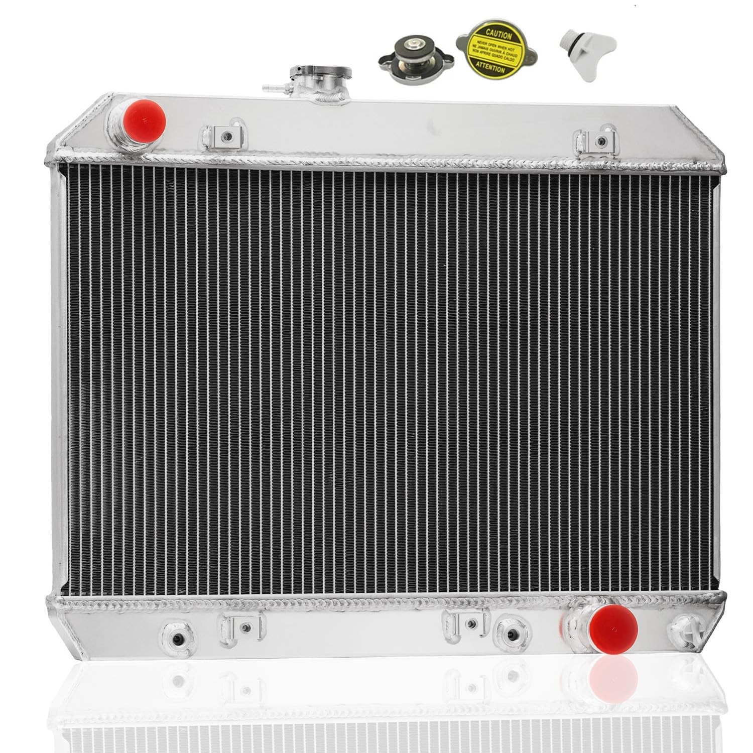 2 Row Radiator For 1965-67 Pontiac GTO 6.6L LeMans Tempest 5.3L