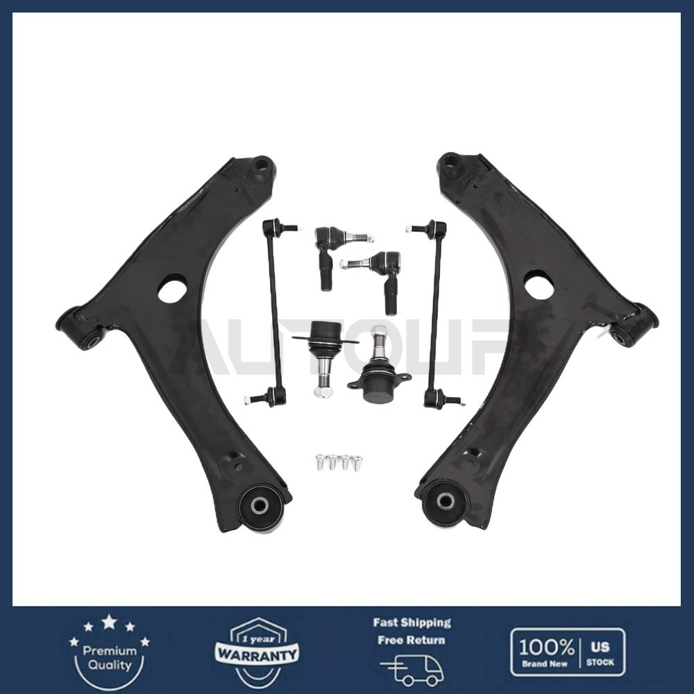 Front Lower Control Arms Tie Rod End Sway Links Kit For Ford Transit 2015-2019