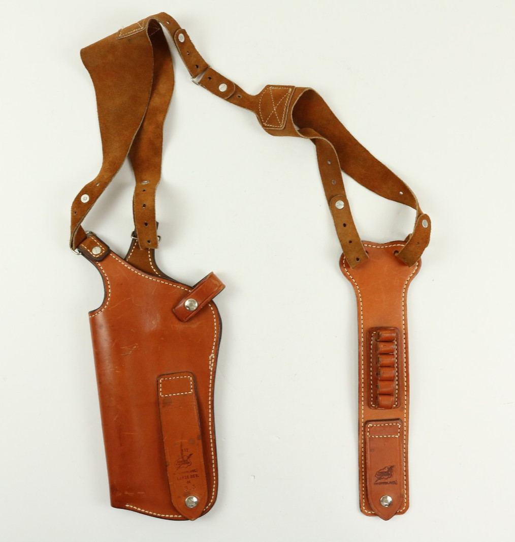 Hidden Thunder 312 Shoulder Holster Large Revolver 44 Mag 8.3 Barrel W/Scope