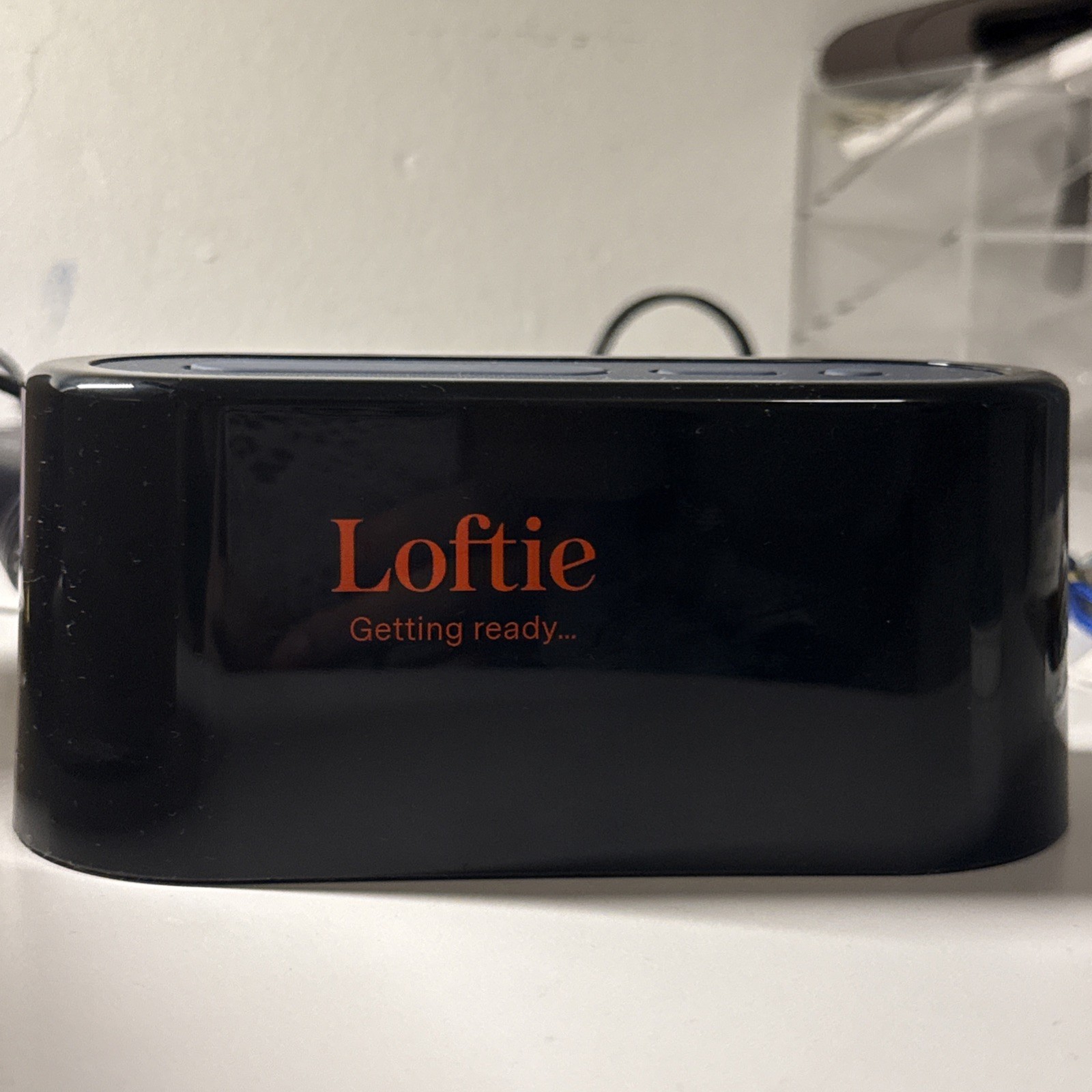 Loftie smart alarm clock, barely used, blue top Loftie smart alarm clock, barely used, blue top
