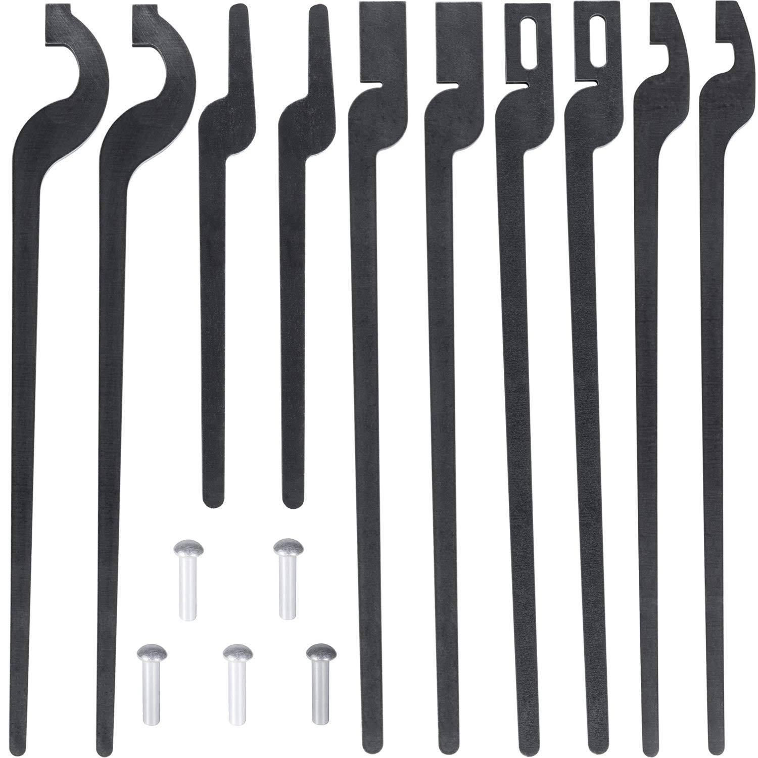 Yoursme DIY Rapid Tongs Bundle Set - Blacksmith Five types of Tongs Bundle Set w