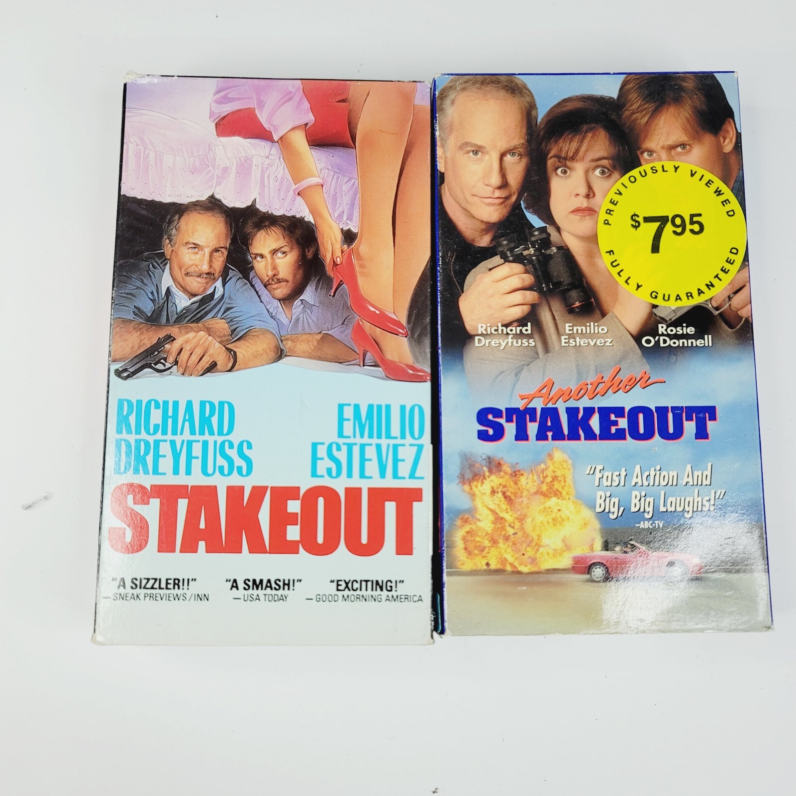 Stakeout & Another Stakeout VHS Lot Good Condition Lot of 2 VHS