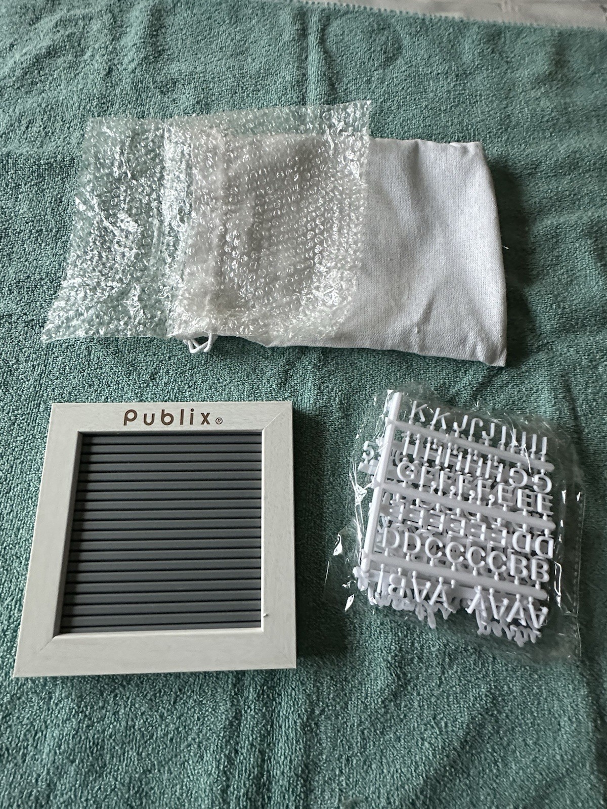 Publix Mini Desktop Marque with Letters