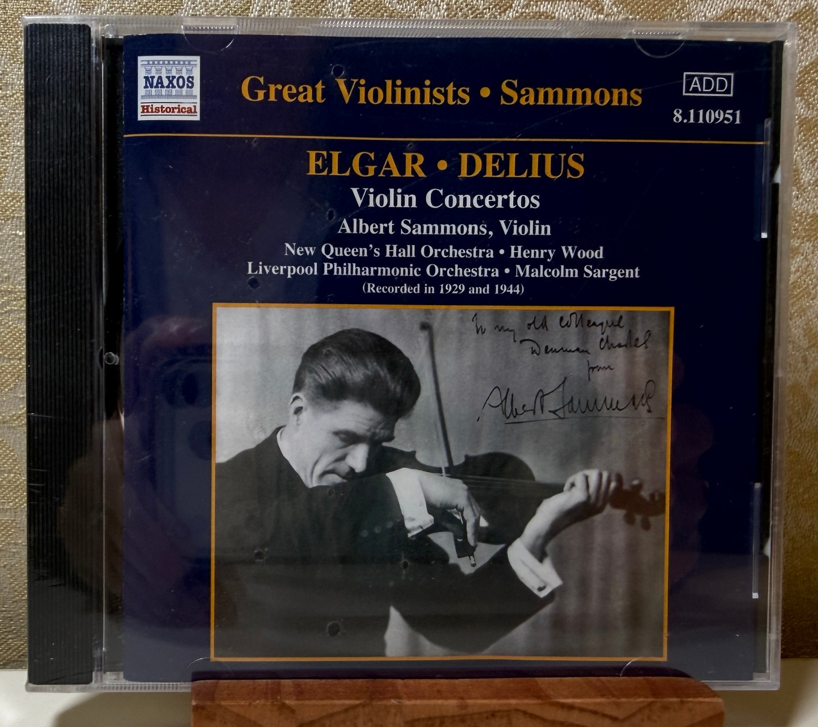 Edward Elgar Violin Concertos - Sargent, Liverpool Po, Sammons (CD) - NEW SEALED