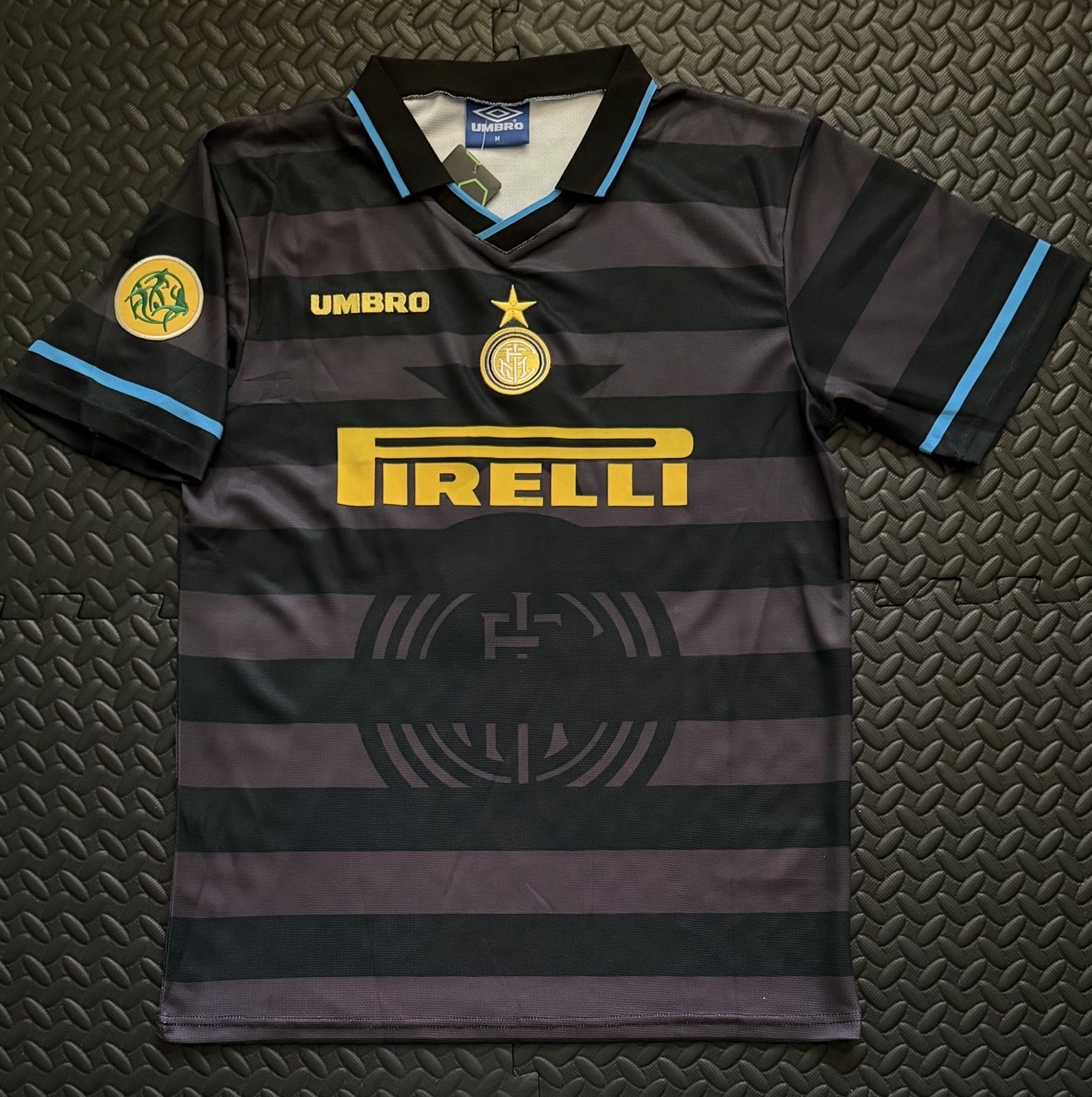 Ronaldo Inter De Milan Third Kit Retro Jersey Size M #10 Vintage Season 97/98