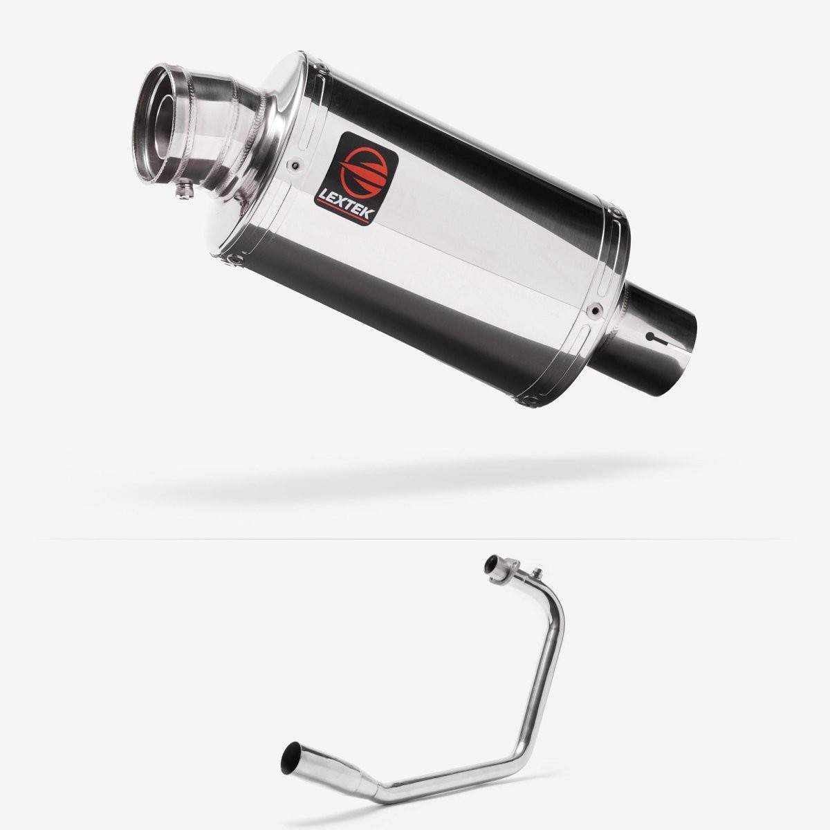 Lextek Exhaust System Stainless Steel 200mm Exhaust for Lexmoto Isca