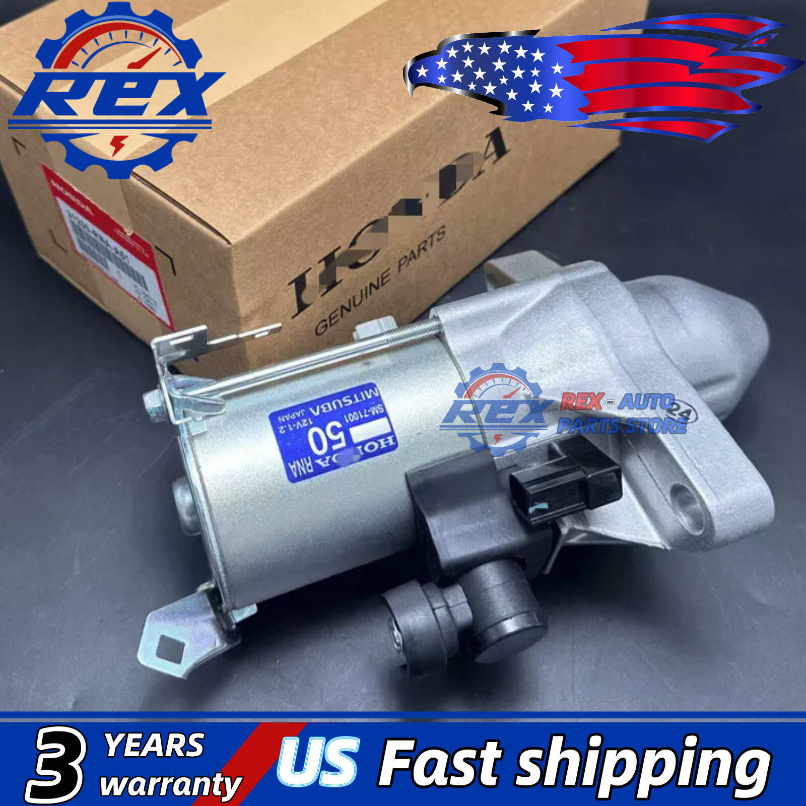OEM 31200-RNA-A51 Starter Motor Automatic Transmission For 06-11 Honda Civic 1.8