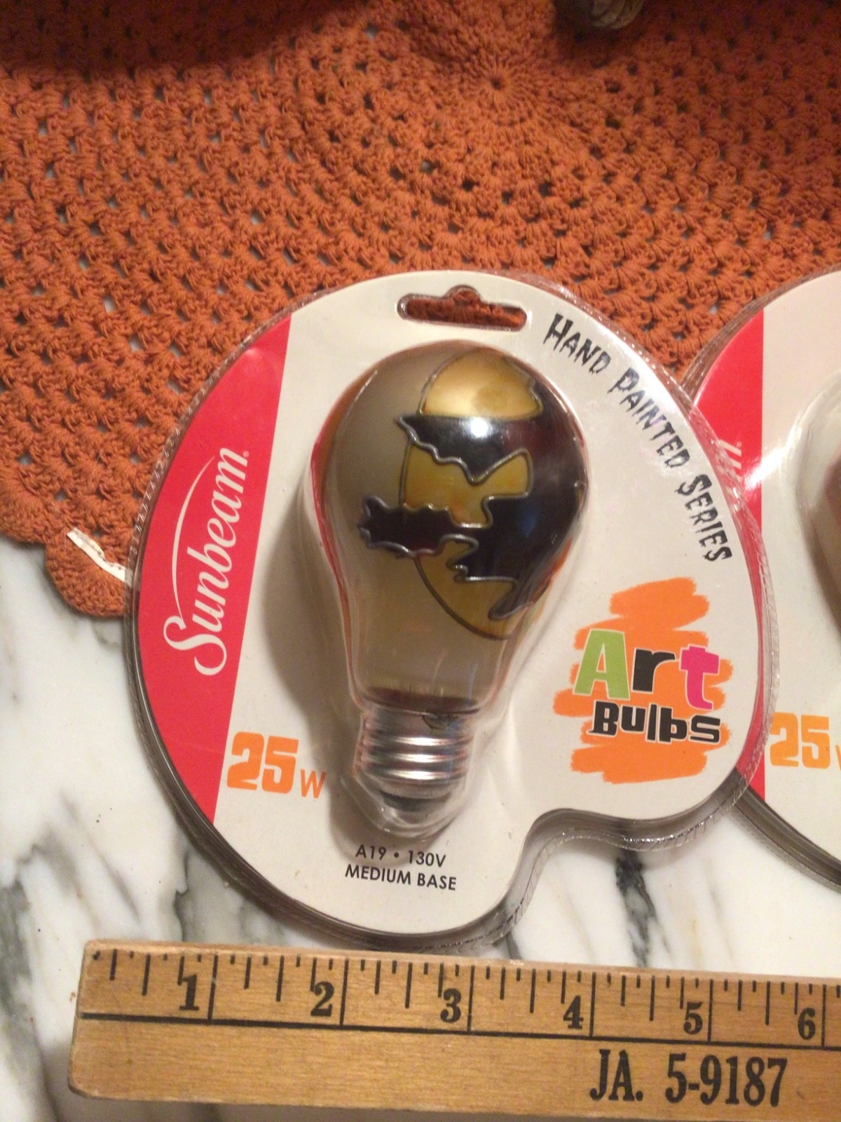 VTG. Halloween Art Bulb \ VTG. Halloween Art Bulb \