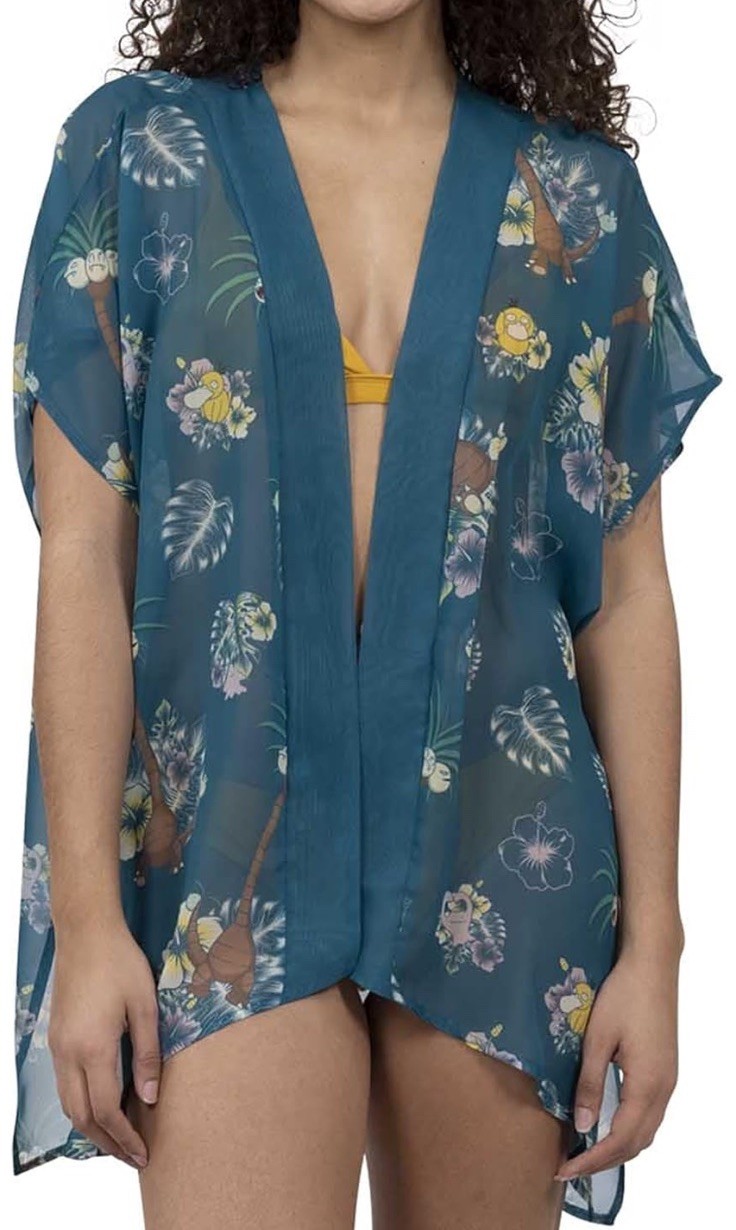 2025 Pokemon Center Medium Tropical Alolan Exeggutor & Friends Beach Cover Up