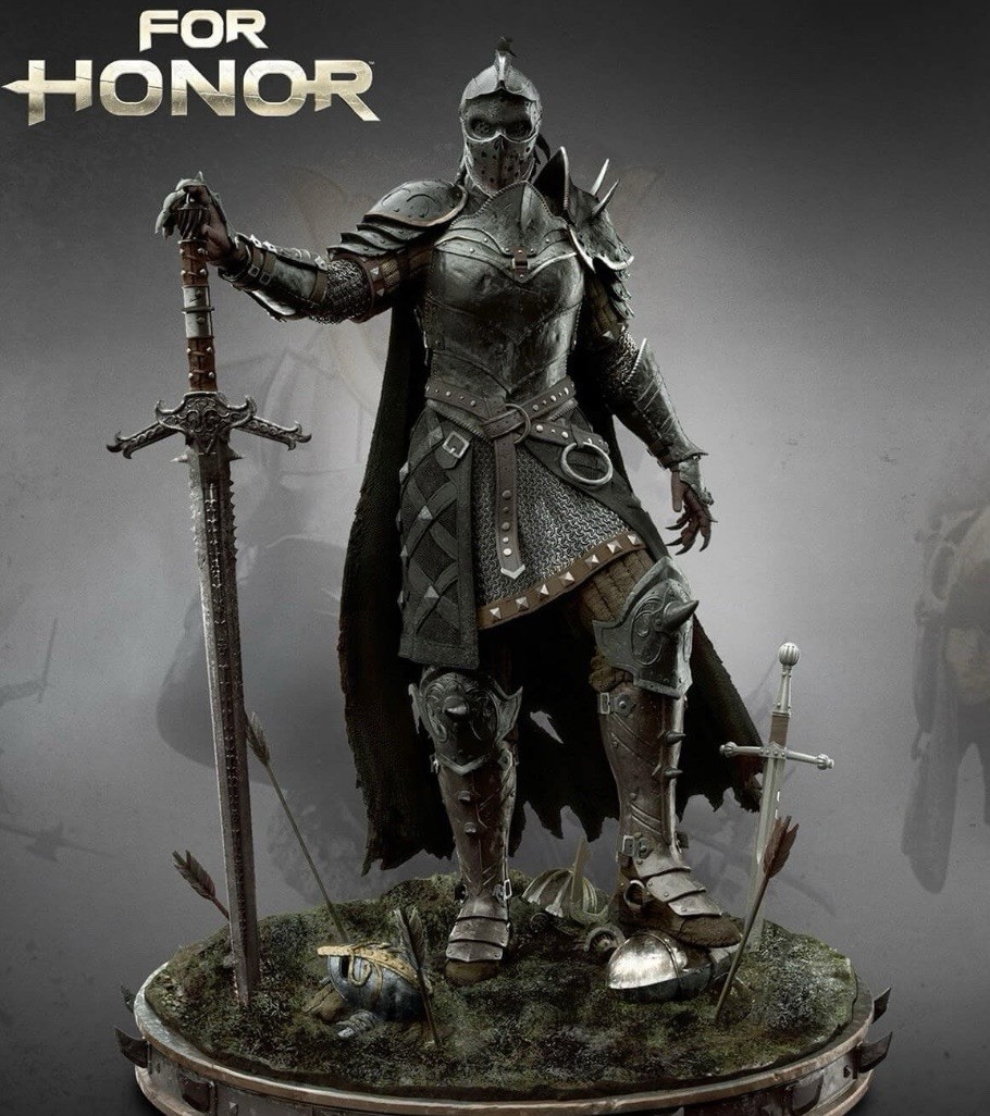 Ubisoft For Honor Apollyon Edition Statue Exclusive Lithograph Premium Packaging