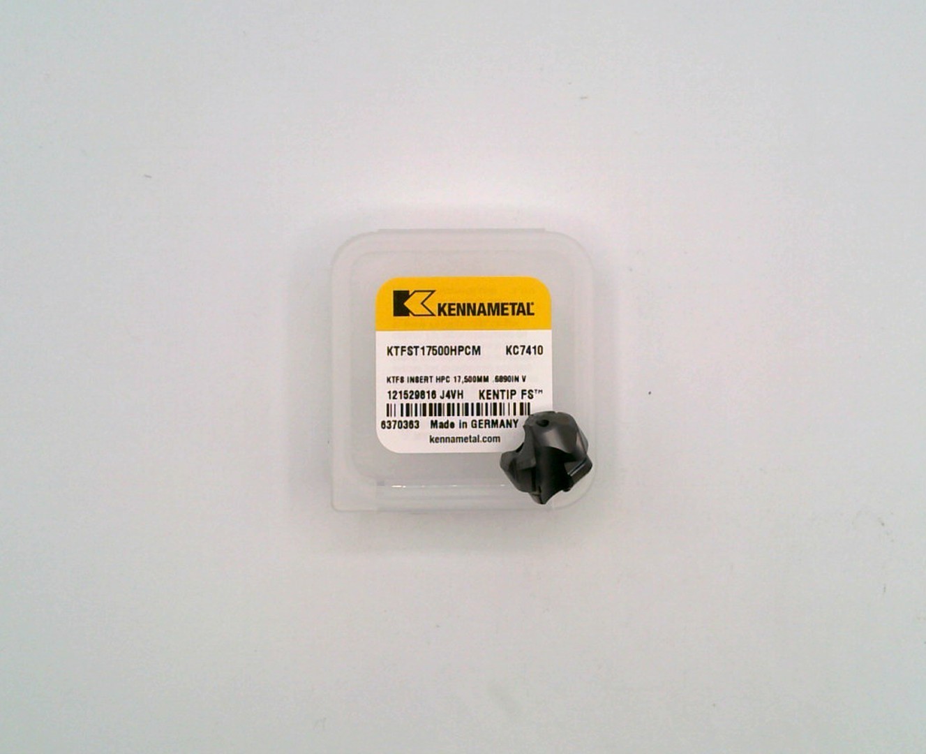 New Kennametal KTFST17500HPCM KC7410 17.5mm (0.689