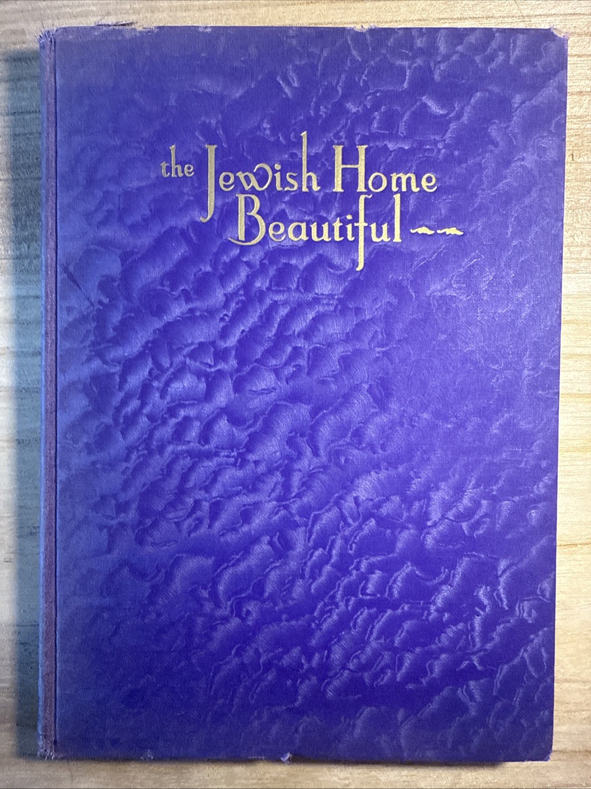The Jewish Home Beautiful 1941 Purple Cover Rare Vintage Book Betty D. Greenberg