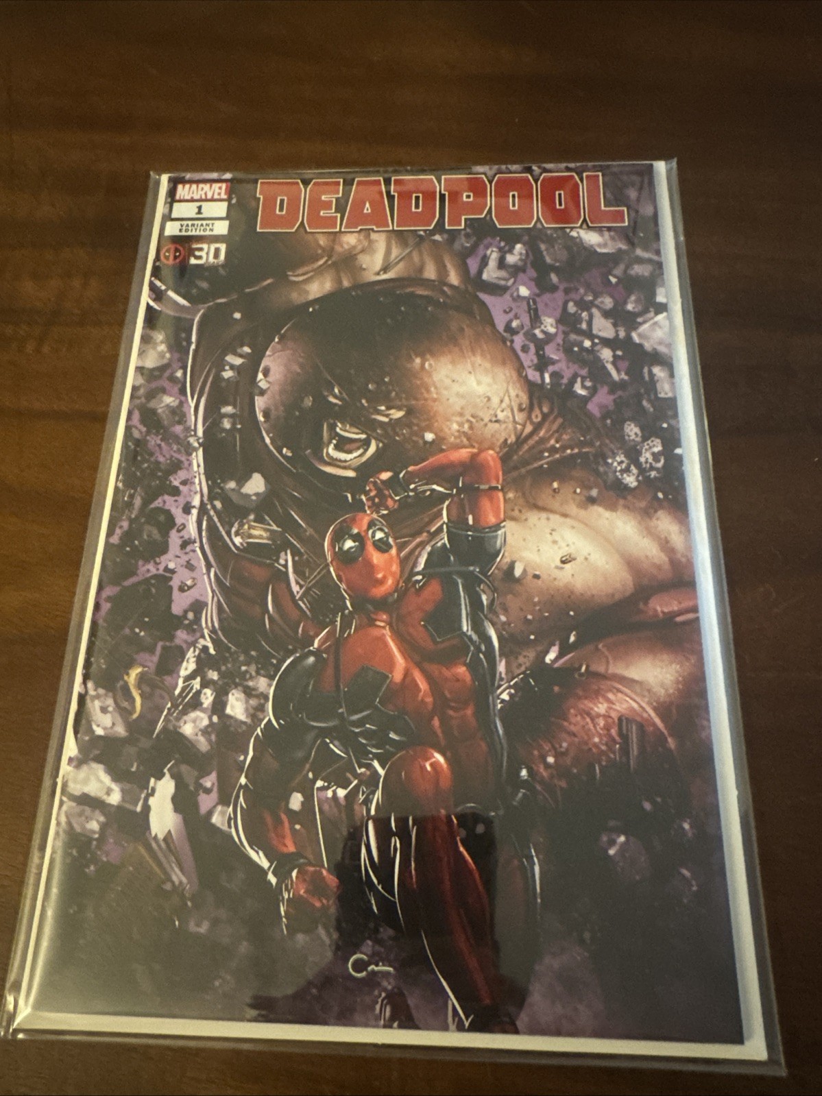 DEADPOOL NERDY 30 #1 Trade Dress Clayton Crain - Juggernaut