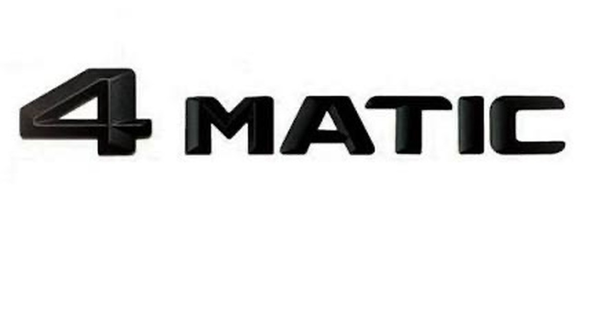 Gloss Black 4Matic Trunk Emblem Rear Badge For Mercedes Gloss Black 4Matic Trunk Emblem Rear Badge For Mercedes