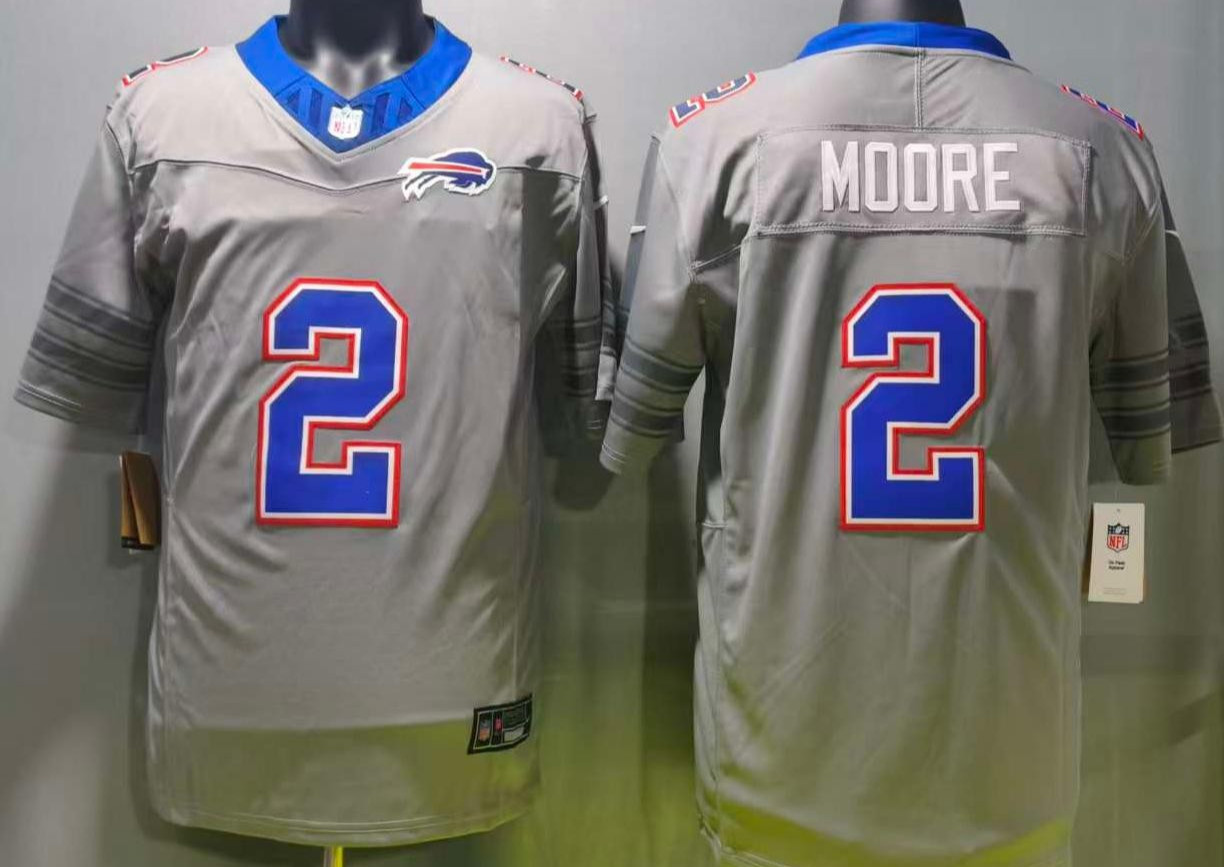 Tariffs​ Free BUF Bills 2026 F.U.S.E Nickel City Sewn Stitched Jersey.