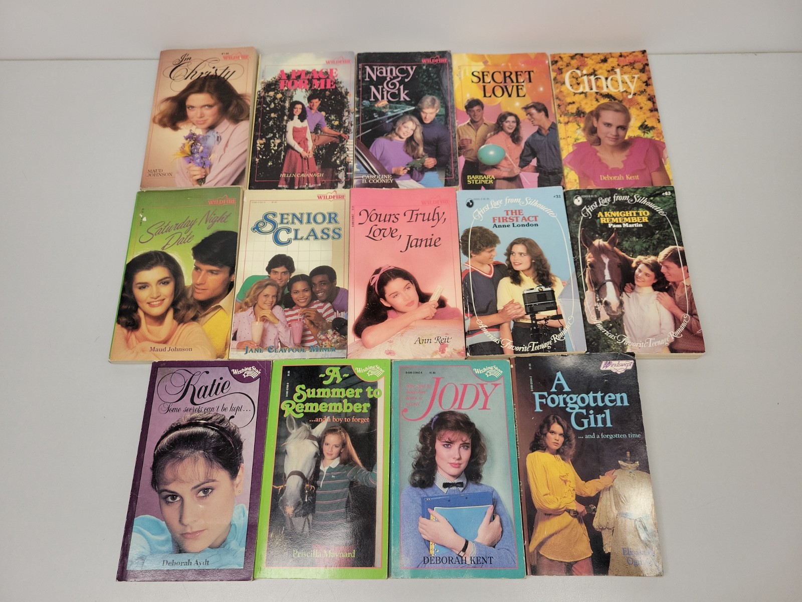 Lot of 14 Vintage Teen Romance 1970s/80s Wildfire, Wishing Star, Windswept Lot of 14 Vintage Teen Romance 1970s/80s Wildfire, Wishing Star, Windswept