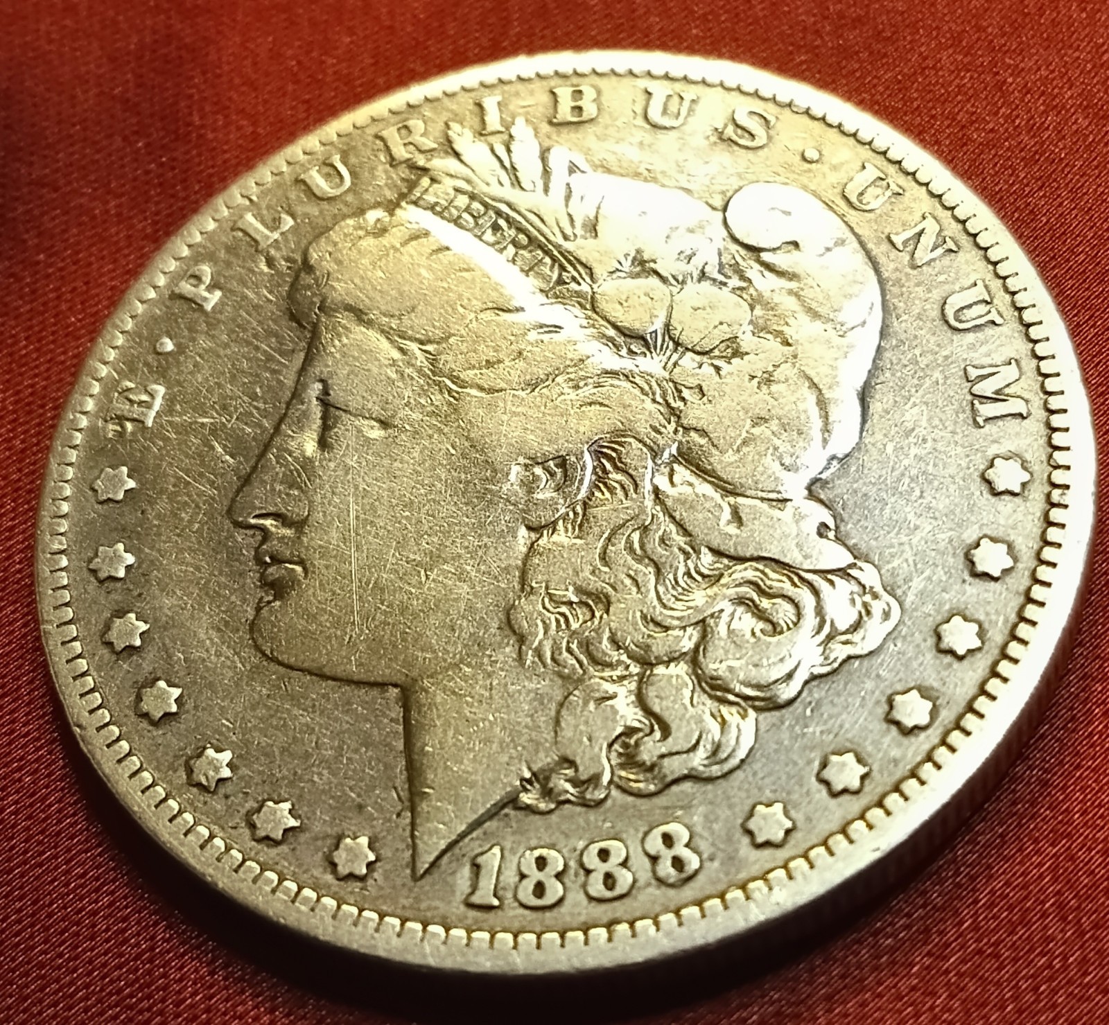 *1888-O Morgan Silver Dollar VF Condition 90% Silver 26.18 gm Weight *1888-O Morgan Silver Dollar VF Condition 90% Silver 26.18 gm Weight