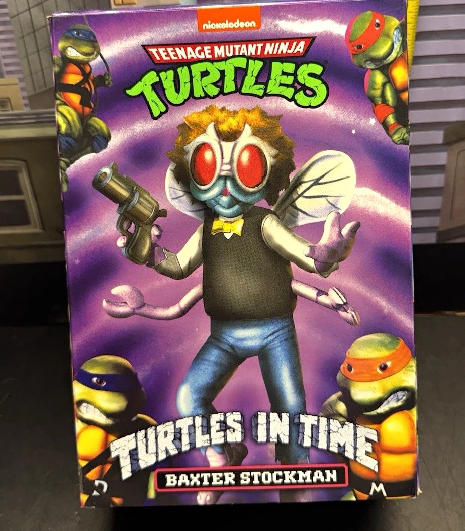 NECA TMNT ARCADE Turtles in Time Baxter Stockman NECA TMNT ARCADE Turtles in Time Baxter Stockman