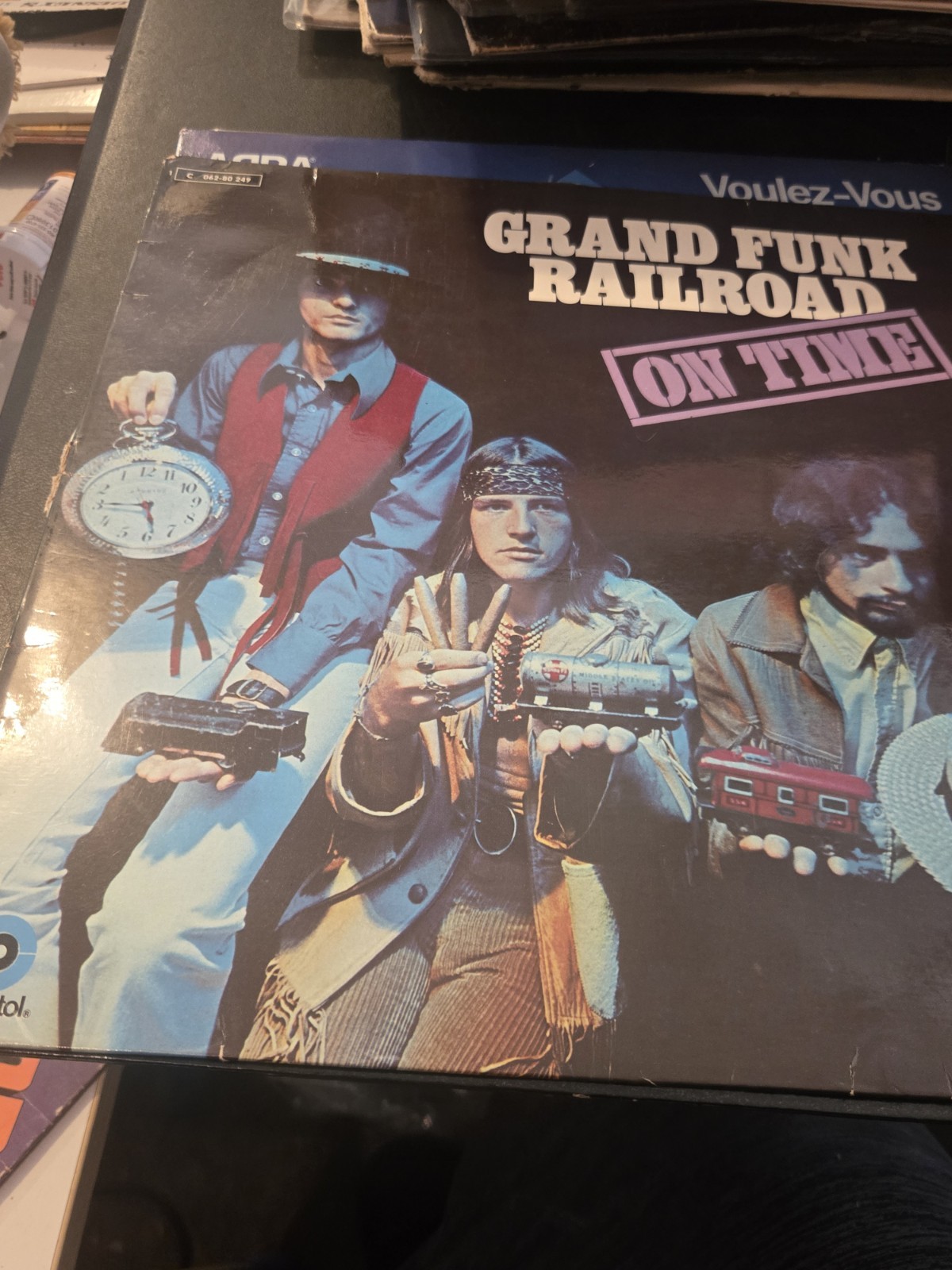 Grand Funk Railroad On Time LP Album 1969 ST-307 1st Album, 1st Press, Orig. VG+ Grand Funk Railroad On Time LP Album 1969 ST-307 1st Album, 1st Press, Orig. VG+