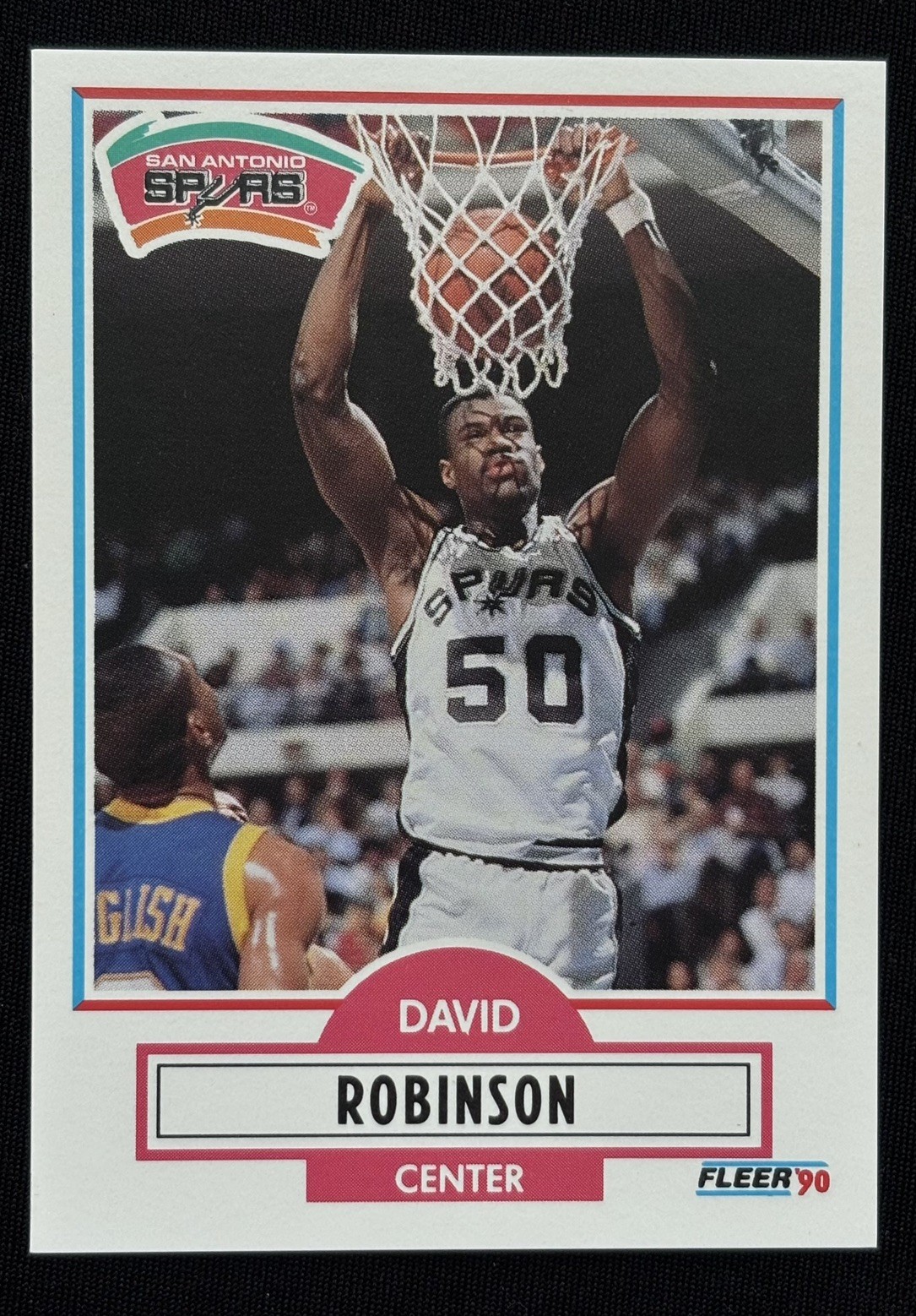 1990 Fleer David Robinson #172 San Antonio Spurs RC NM-MT