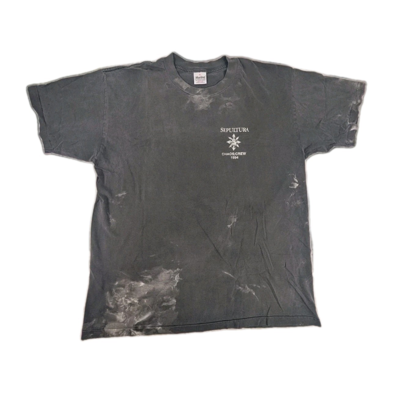Super Rare Vintage Sepultura Chaos/Crew 1994 T-shirt Murina X Large