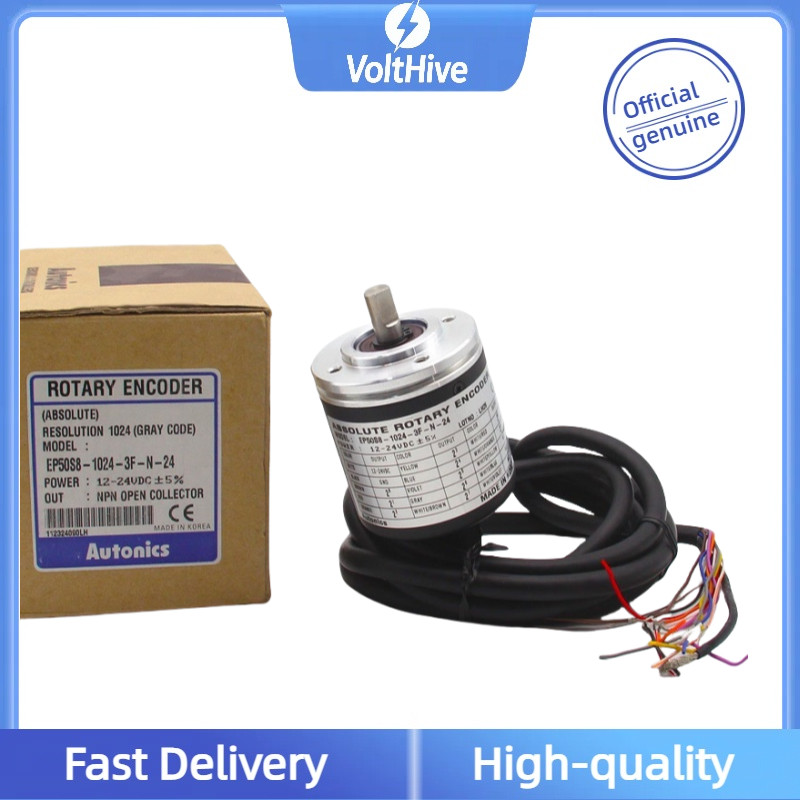 1PCS New AUTONICS EP50S8-1024-3F-N-24 Absolute Value Rotary Encoder 12-24V DC