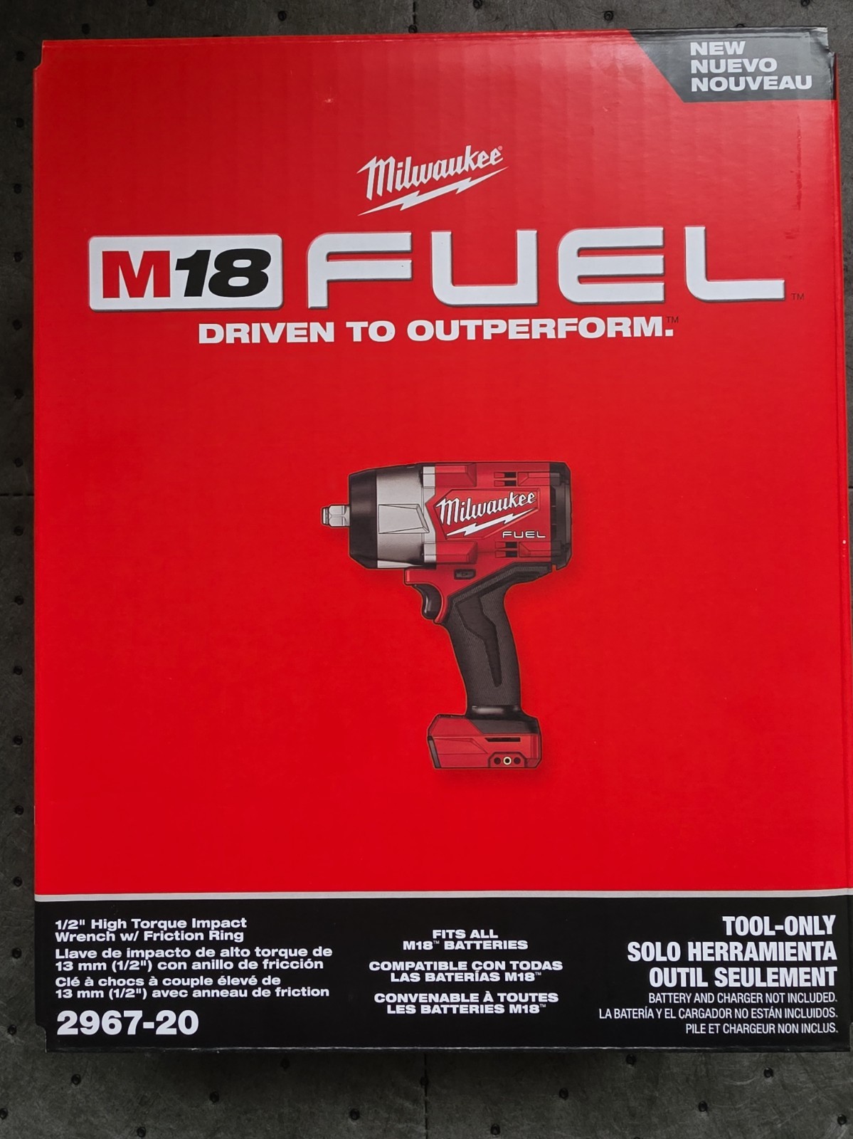 Milwaukee 2967-20 M18 FUEL 1/2 Milwaukee 2967-20 M18 FUEL 1/2