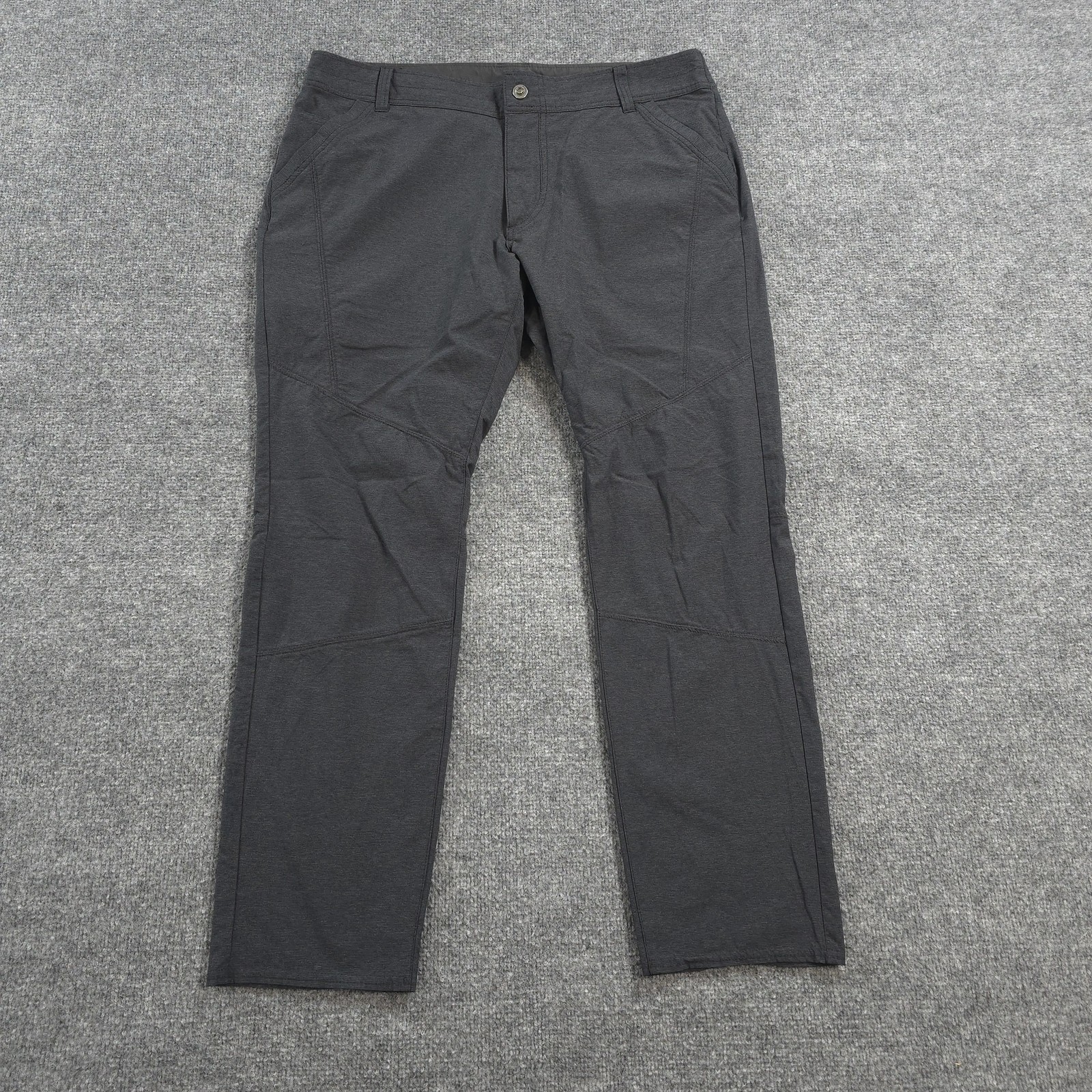 Kuhl Pants Mens 38x32 Gray DECEPTR Stretch Performance Hiking Trail Outdoors