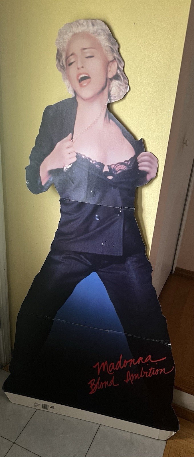 1990 RARE MADONNA PROMO DISPLAY BLOND AMBITION TOUR STAND 6\'4\'\'