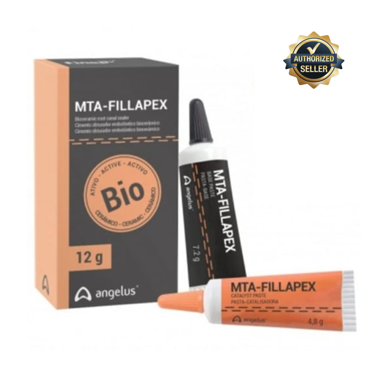 Angelus MTA Fillapex Bioceramic Root Canal Sealer 12g Base & Catalyst Kit #8288
