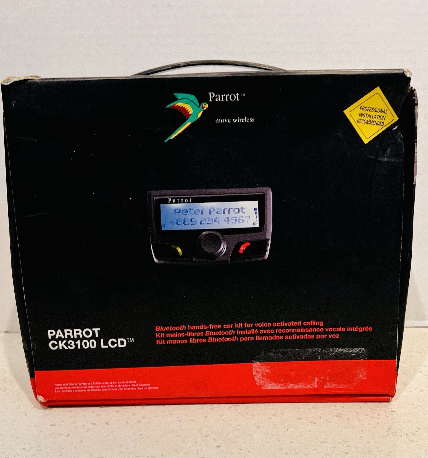 Brand New Parrot CK3100 Bluetooth Handsfree Car Kit with LCD display NOS