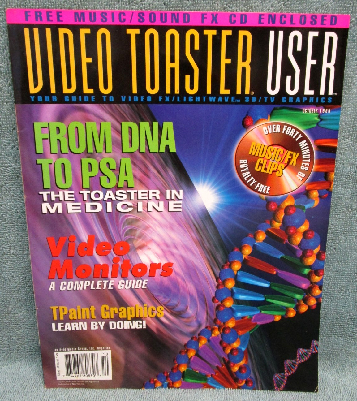 VINTAGE OCTOBER 1995 VIDEO TOASTER USER MAGAZINE