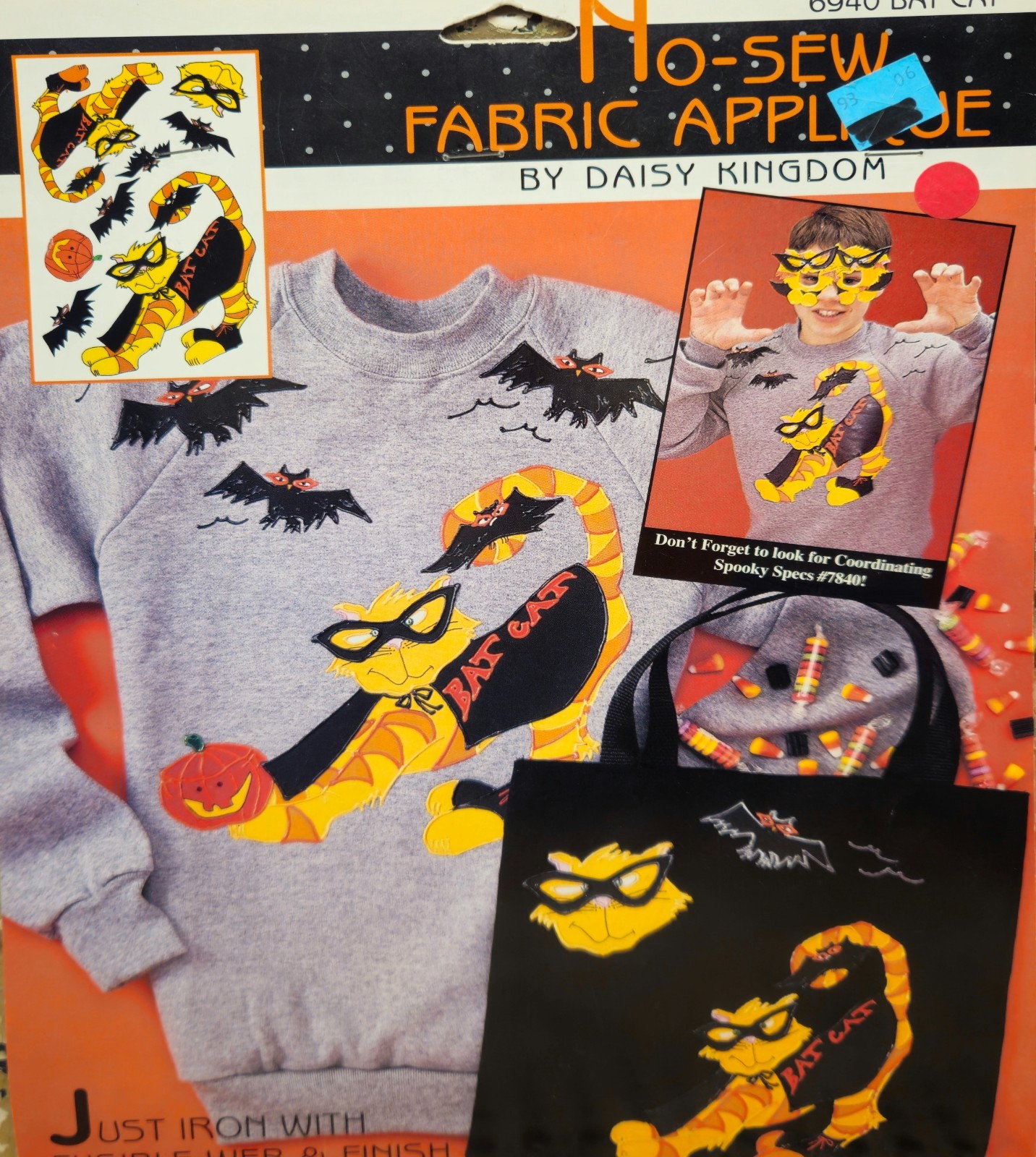 Choice of NWT Vintage Daisy Kingdom Halloween Fall Autumn No-Sew Fabric Applique Choice of NWT Vintage Daisy Kingdom Halloween Fall Autumn No-Sew Fabric Applique